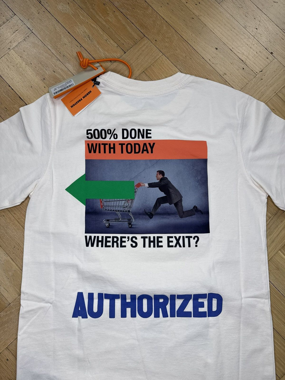Heron Preston HERON PRESTON 3D GRAPHIC LOGO OVERSIZE TEE Size US XXS / EU 40 - 8 Thumbnail