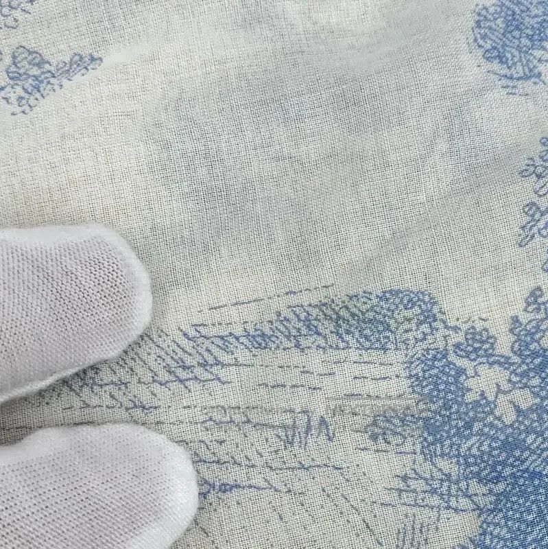Dior Dior Light Blue Cotton Midi Skirt . Size 22" - 7 Thumbnail