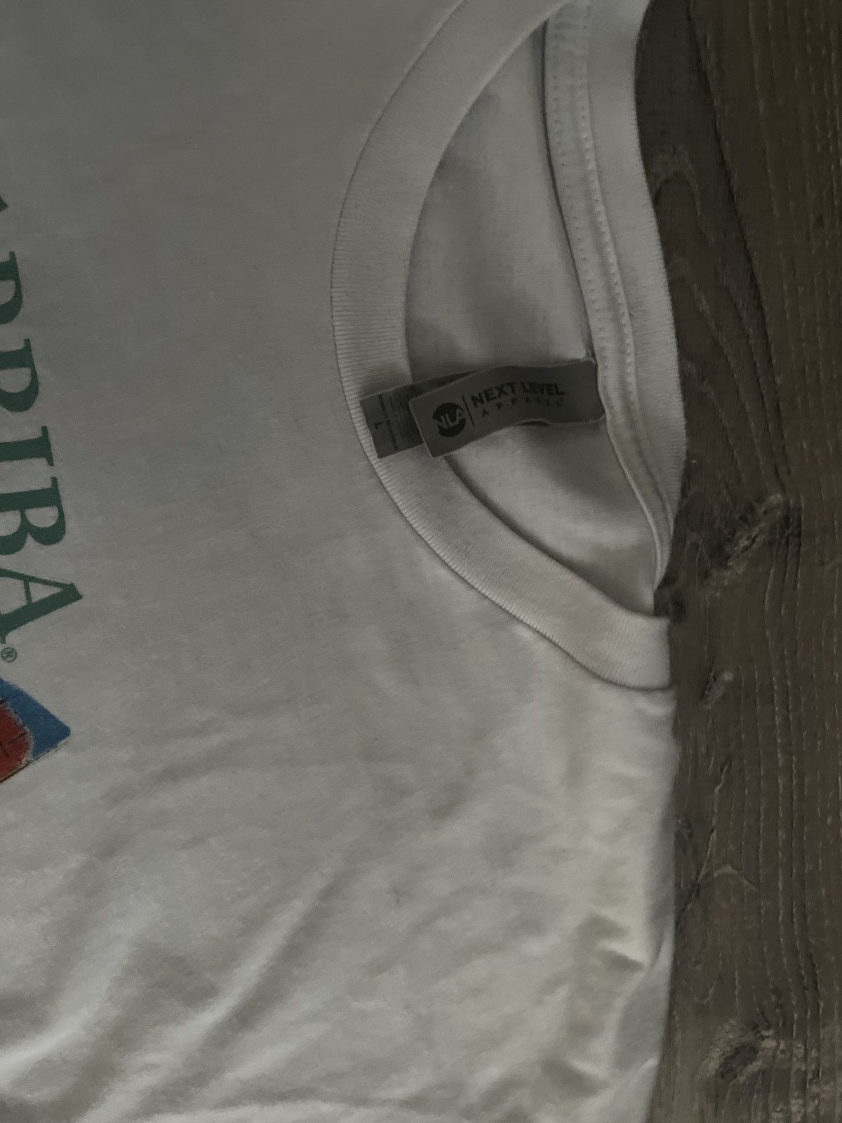 Next Level Apparel Vintage Bajarriba Tequila “Bottoms Up” Graphic Tee – White Size US L / EU 52-54 / 3 - 4 Thumbnail