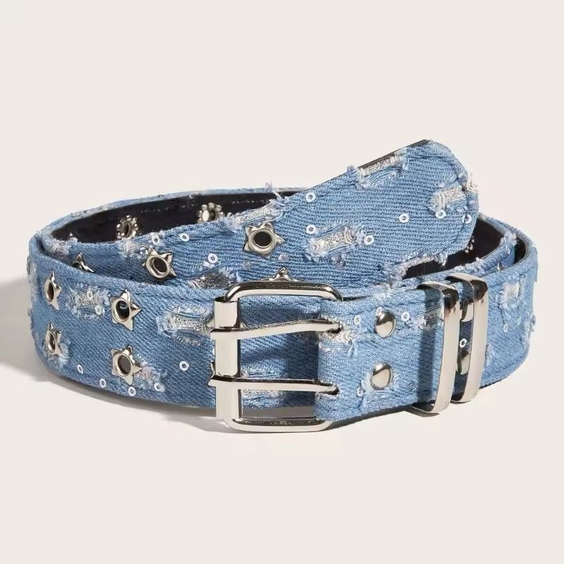 Canvas × Vintage Unisex Double Grommet Belt Size ONE SIZE - 1 Thumbnail