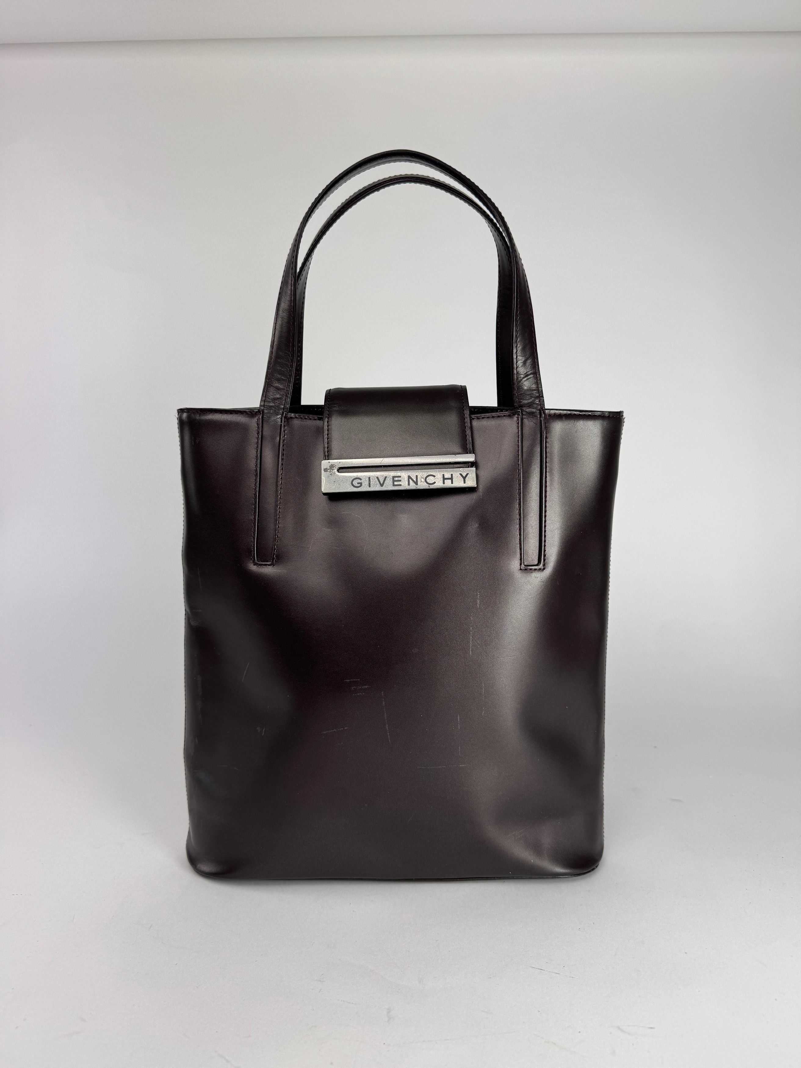 Givenchy Vintage Antigona Patent Leather Bag brown Size ONE SIZE - 1 Thumbnail
