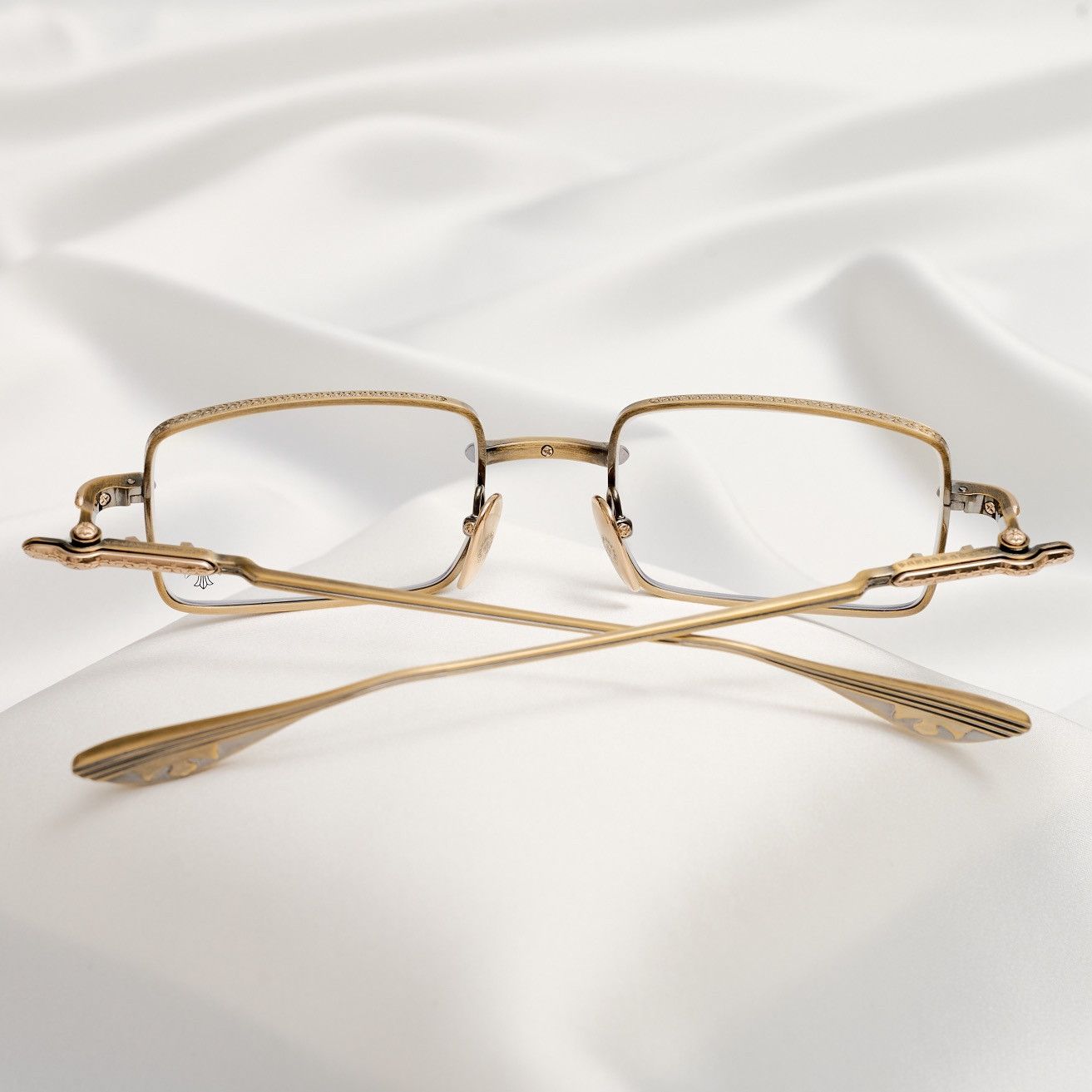 Chrome Hearts CHROME HEARTS BUCKLE RIDER ANTIQUE GOLD GLASSES Size ONE SIZE - 7 Thumbnail