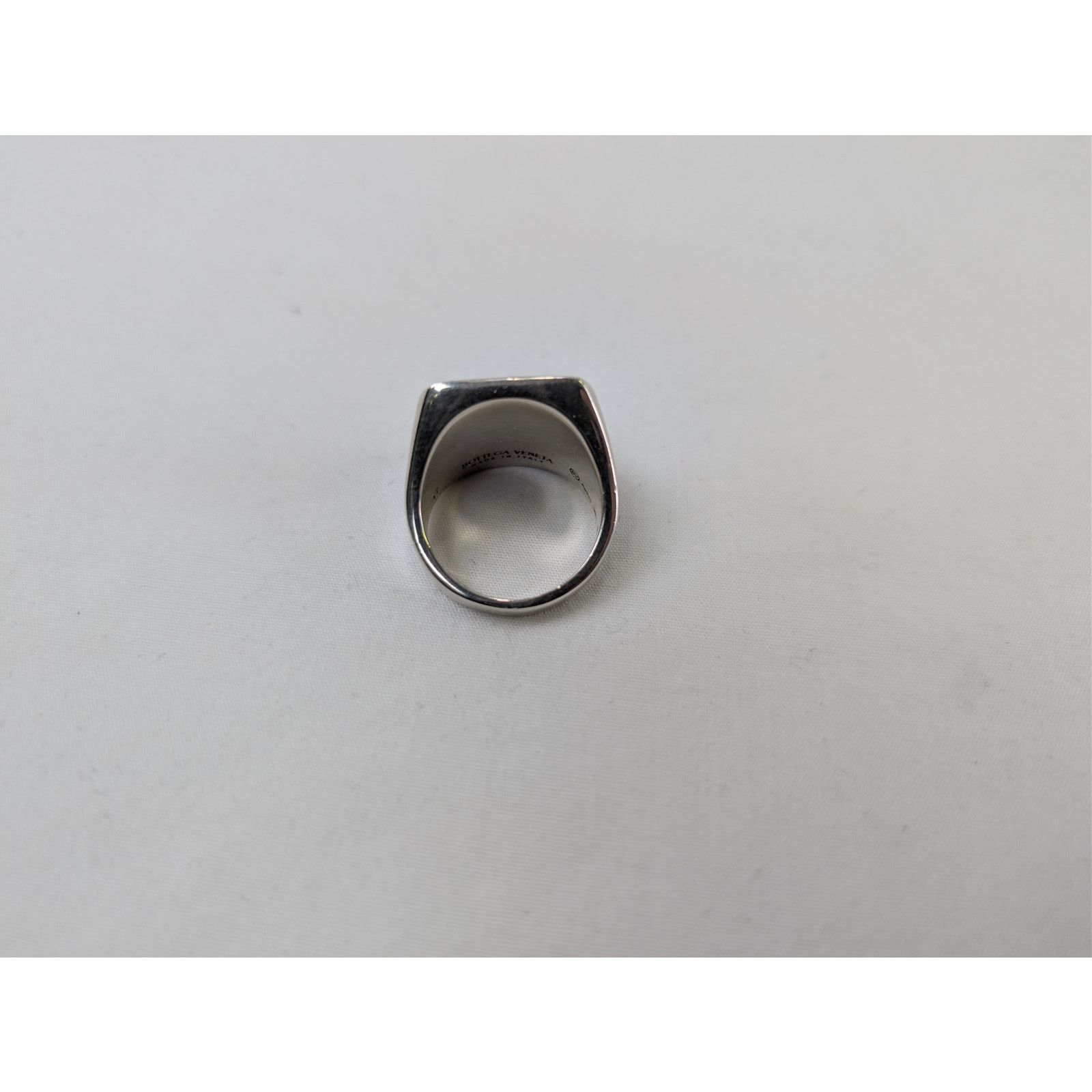 Bottega Veneta o1rshd1 Size: 21 / Sterling Silver / Enamel Anello Ring Blue Size ONE SIZE - 5 Thumbnail