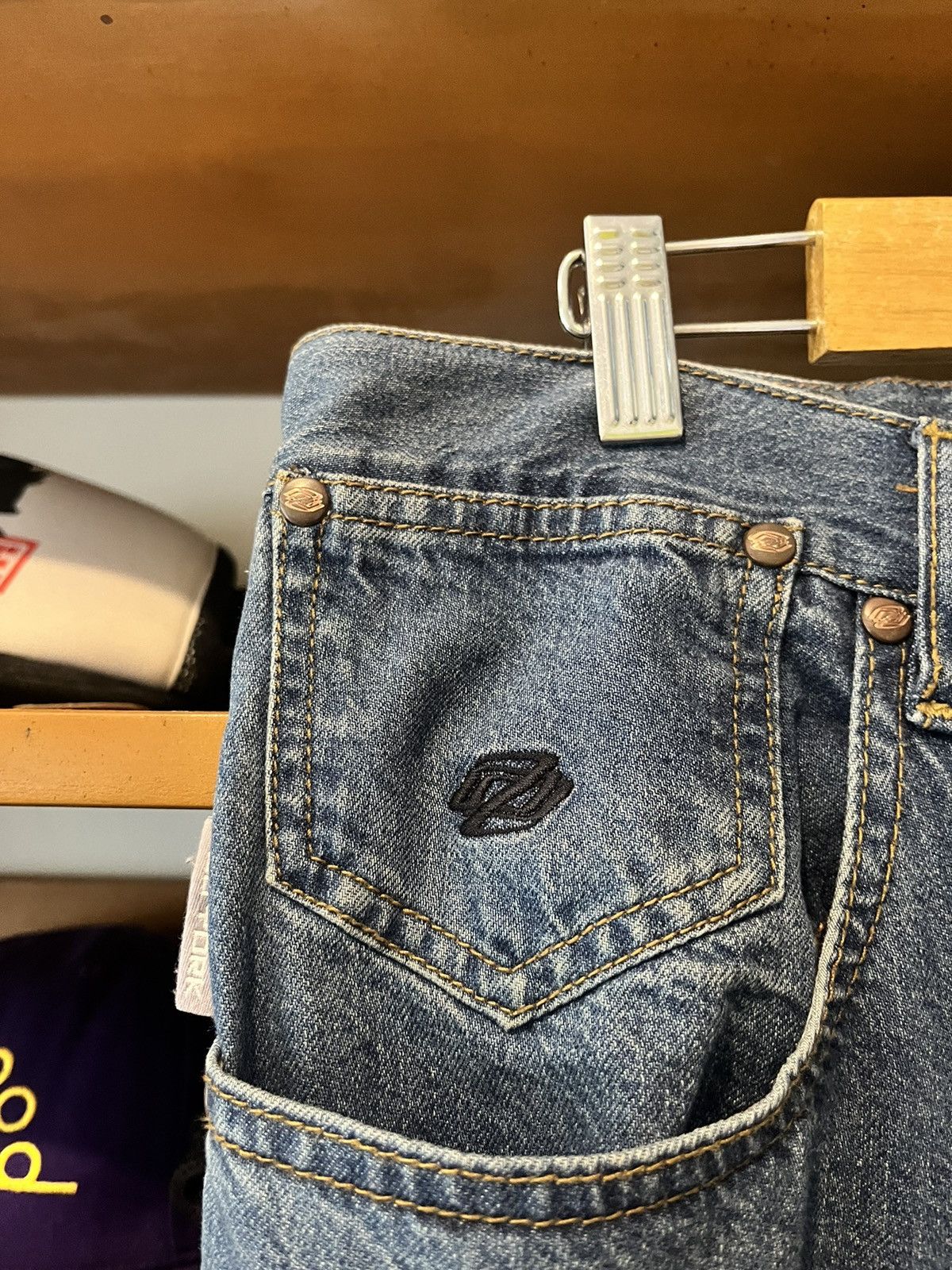 Futura × Zoo York Rare Zoo York x Futura Lab 2000 Pointman Printed Back Denim Size US 34 / EU 50 - 8 Thumbnail