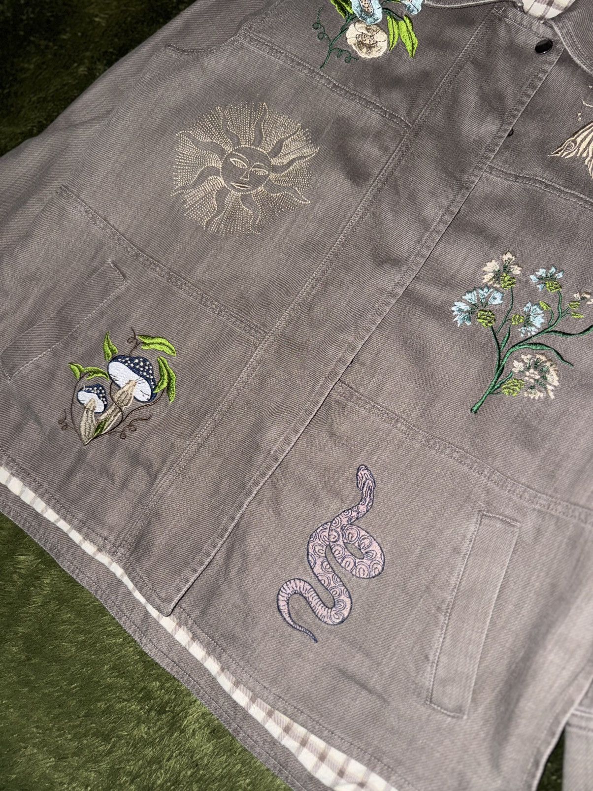 Cos [M] & Other Stories Embroidered Cotton Shirt Jacket Size US M / EU 48-50 / 2 - 3 Thumbnail