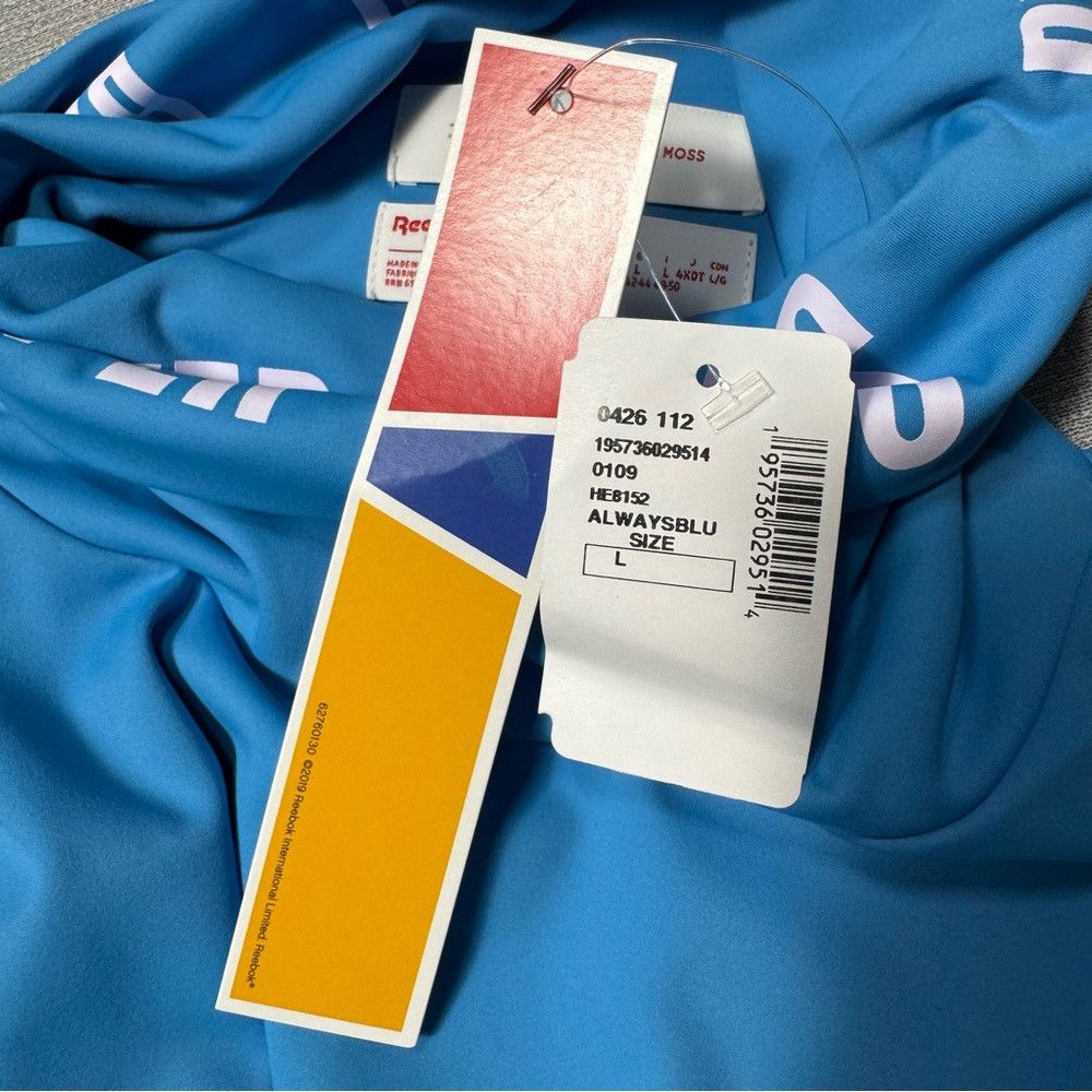 Pyer Moss NWT New $120 Pyer Moss x Reebok Cropped Logo Turtleneck Top Size L / US 10 / IT 46 - 9 Thumbnail