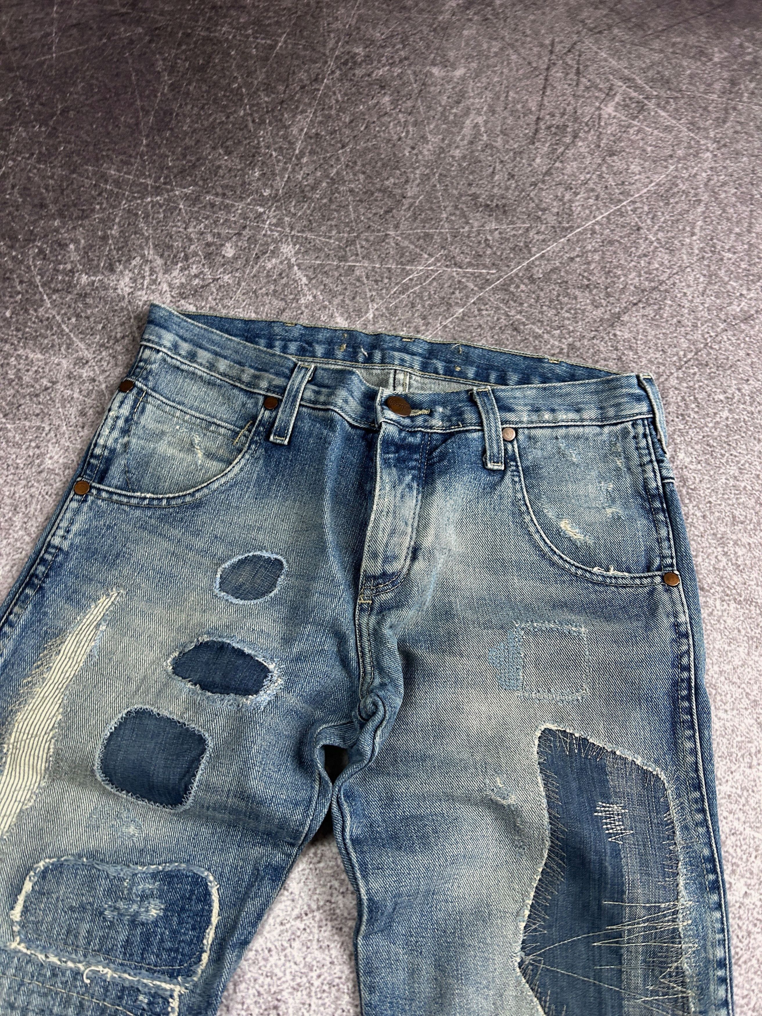 Designer 💥 HYSTERIC GLAMOUR BALENCIAGA STYLE PATCHWORK JEANS Size US 28 / EU 44 - 5 Thumbnail