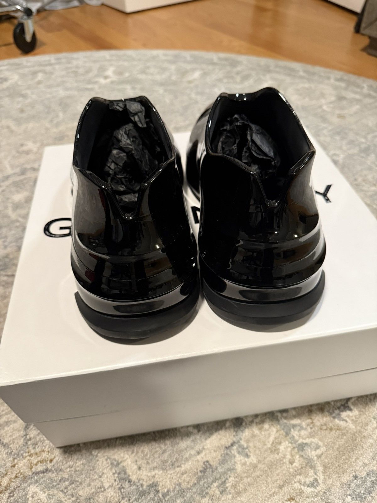 Givenchy Givenchy Monumental Mallow Patent Leather Slip Ons Size US 12 / EU 45 - 3 Thumbnail