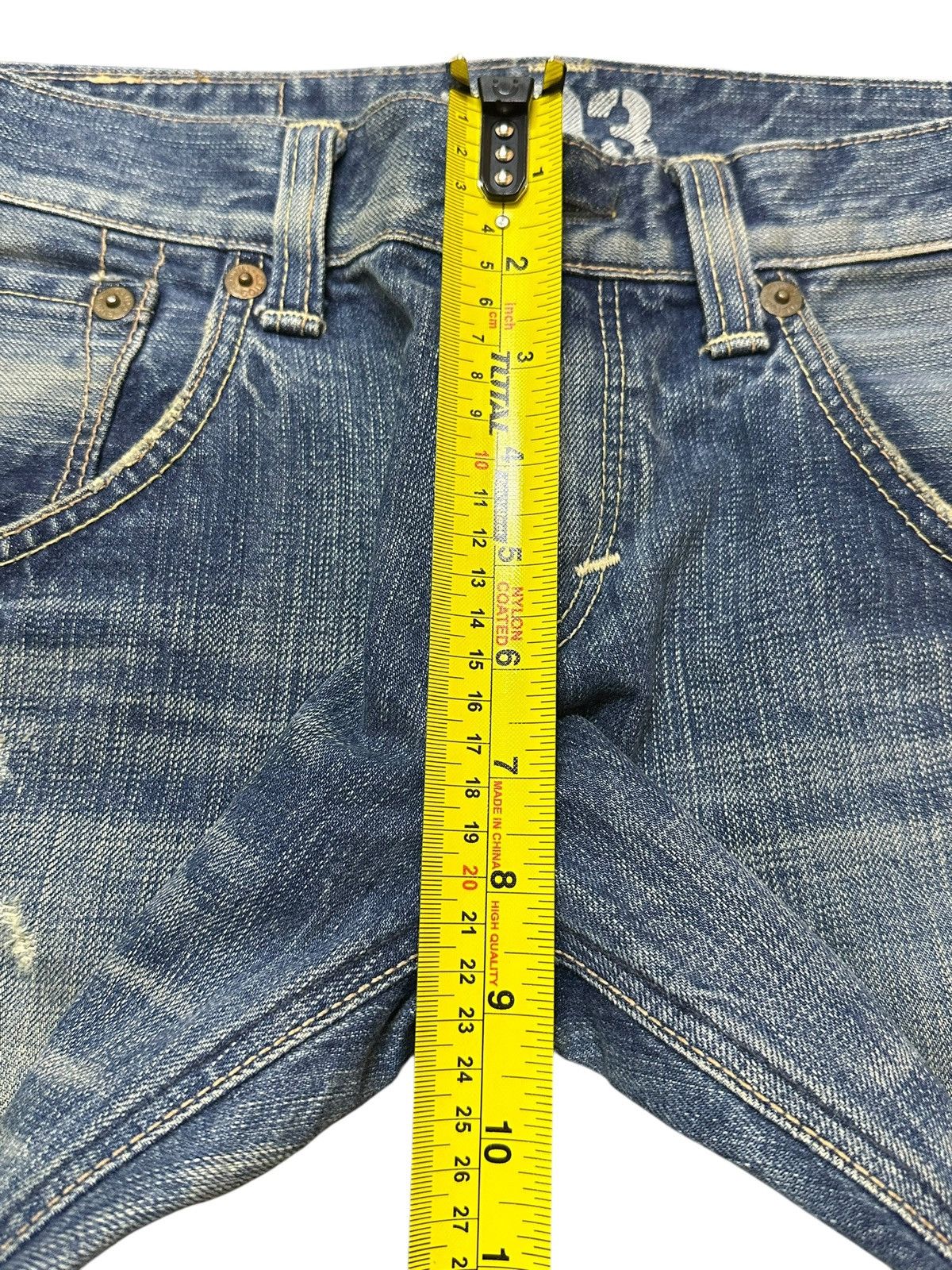 Edwin Vintage Edwin Blue Trip Faded Thunder Wash Wide Leg Jeans Size US 32 / EU 48 - 15 Thumbnail