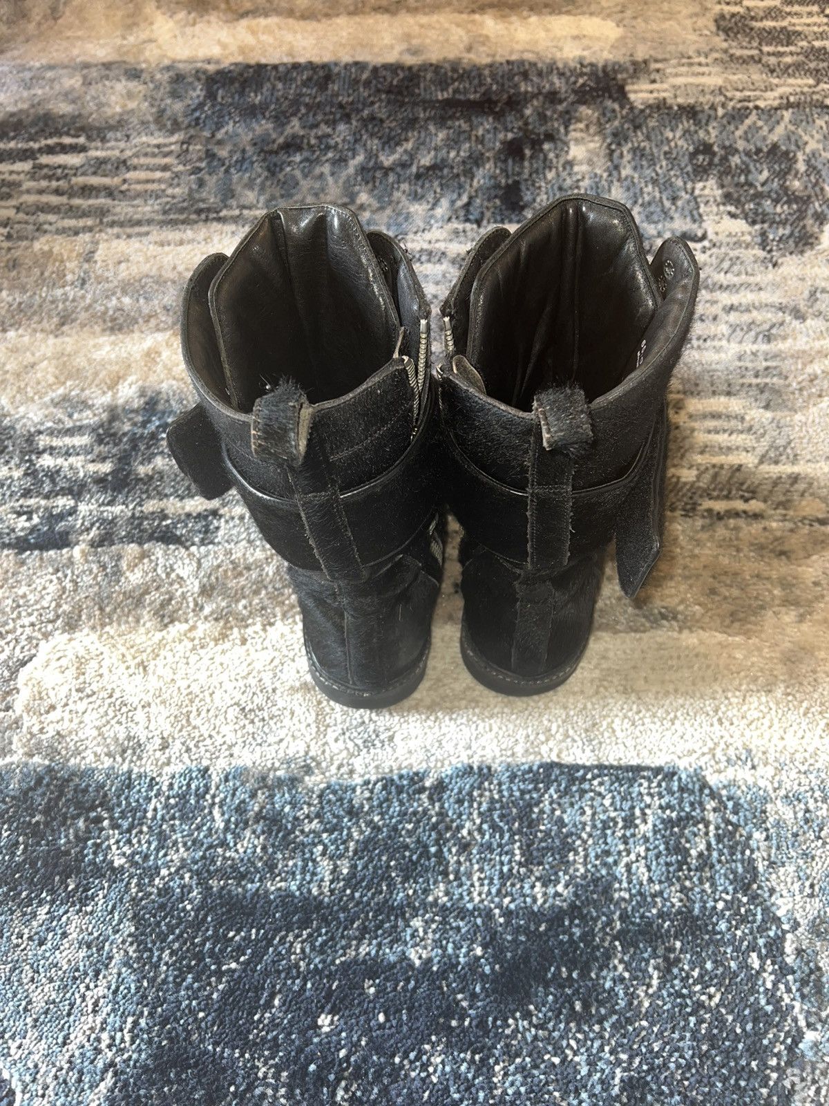 Rick Owens FW13 Runway Rick Owens Plinth Ponyhair Megatooth Boots Size US 9.5 / EU 42-43 - 5 Thumbnail