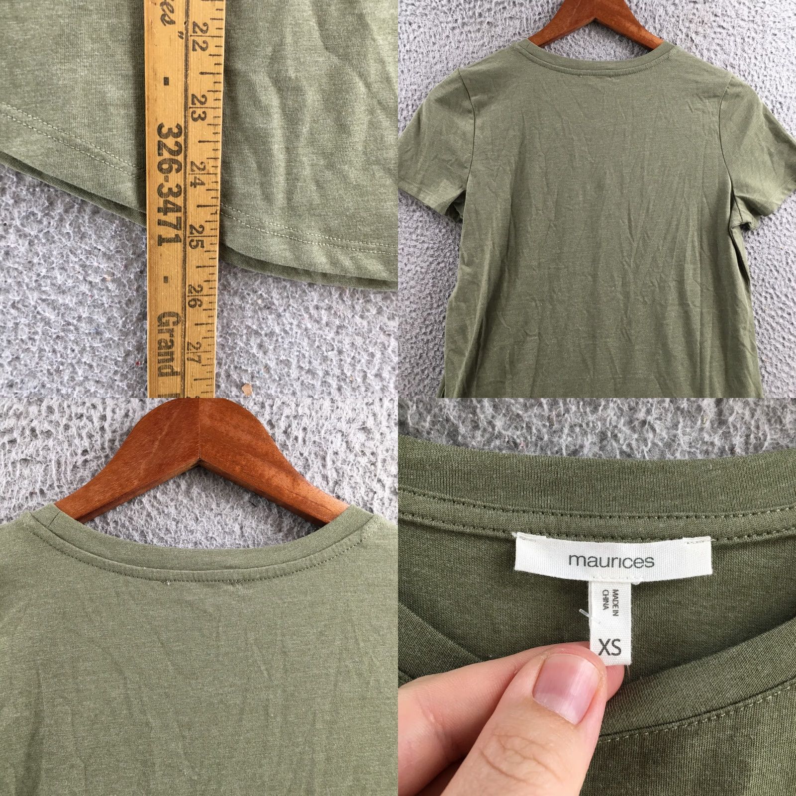 Vintage Maurices Shirt Womens XS Green Cotton Blend Shamrock Graphic Tee Casual Pullover Size XS / US 0-2 / IT 36-38 - 8 Thumbnail