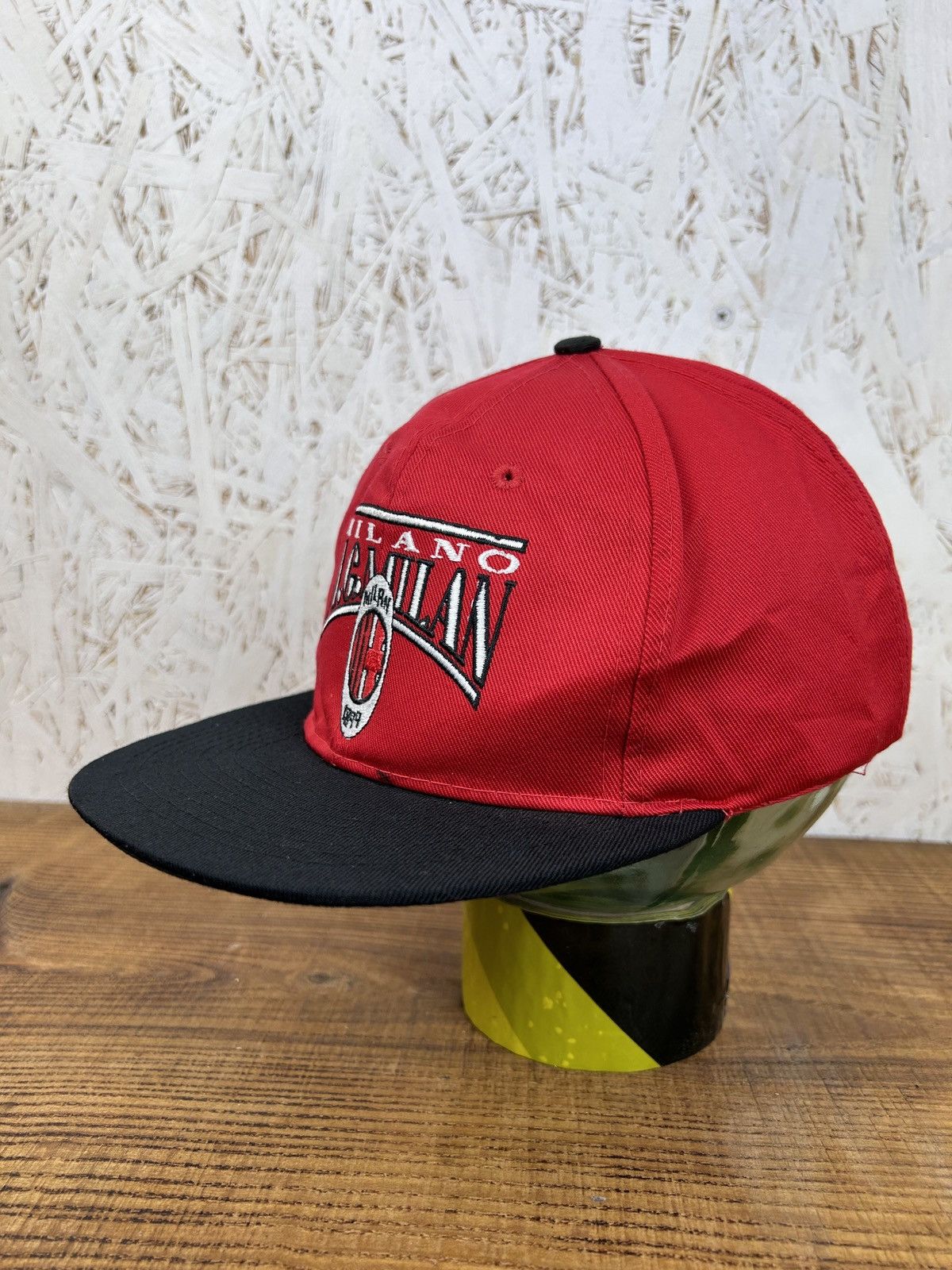 Vintage 90s Vintage AC Milan Pro One 1991 Soccer Football Cap Size ONE SIZE - 2 Thumbnail