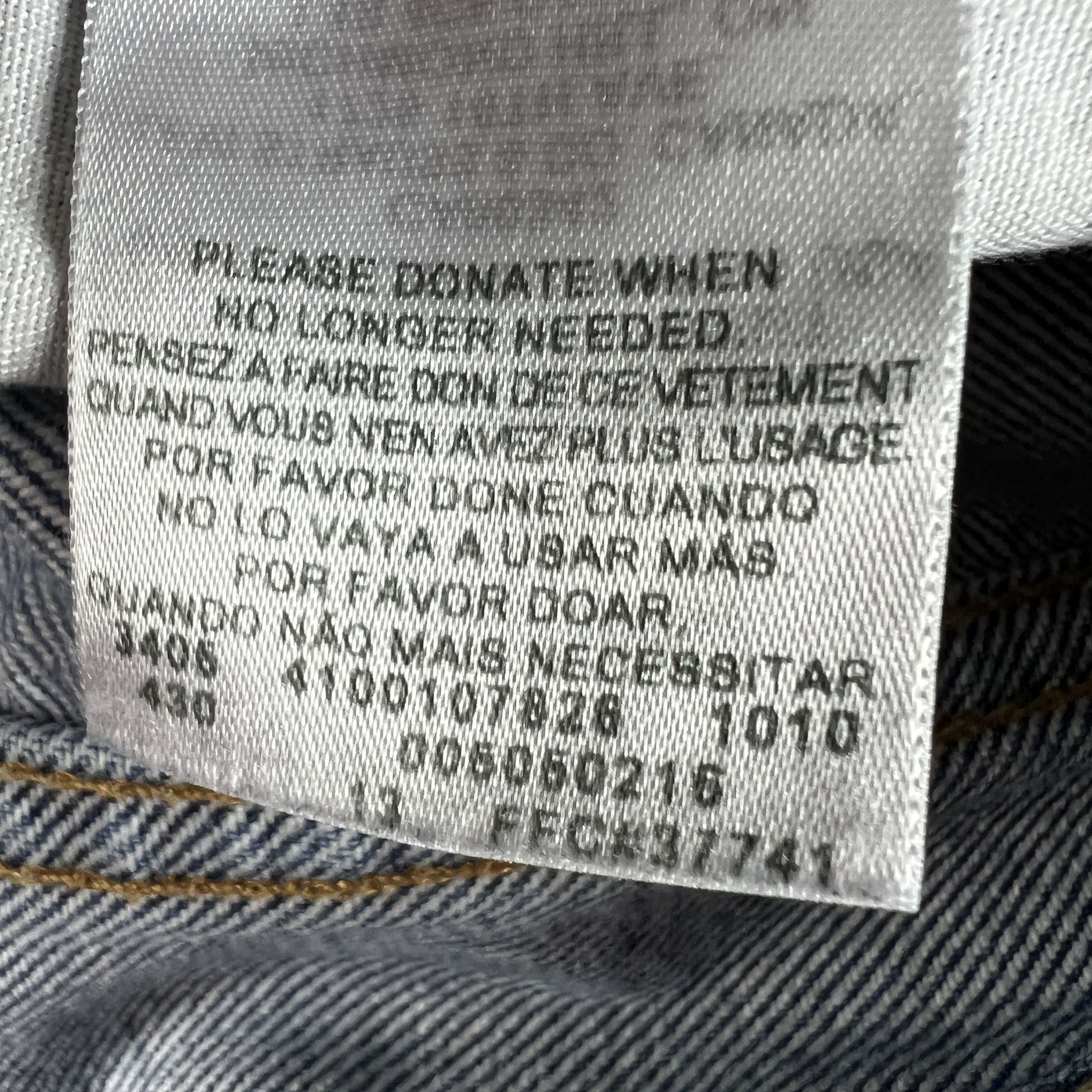 Levi's Levi's Jeans 505 Straight Blue Faded Cotton Denim Size US 37 - 12 Thumbnail