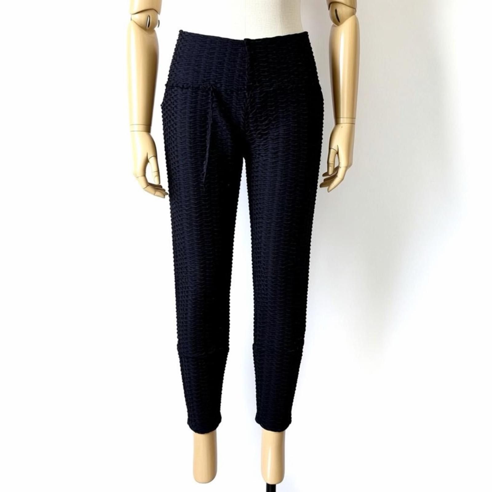 Other Booty By Brabants Croco Textured High Waisted Leggings OS Size 30" / US 8 / IT 44 - 4 Thumbnail