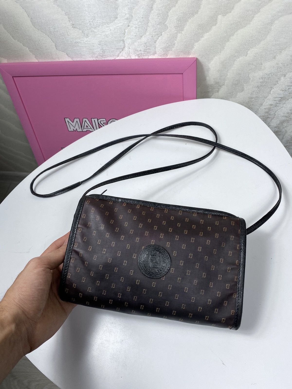 Fendi × Vintage Fendi Sas Zucchino mini bag Size ONE SIZE - 3 Thumbnail