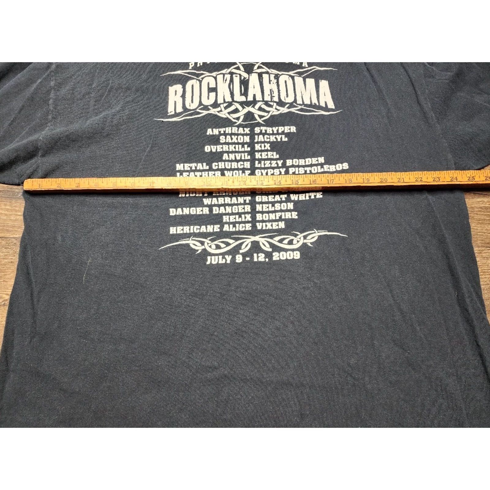 Doublet Rocklahoma Festival T-Shirt 2XL Black Double-Sided Short Sleeve Mens Rock 2010s Size US XXL / EU 58 / 5 - 5 Thumbnail