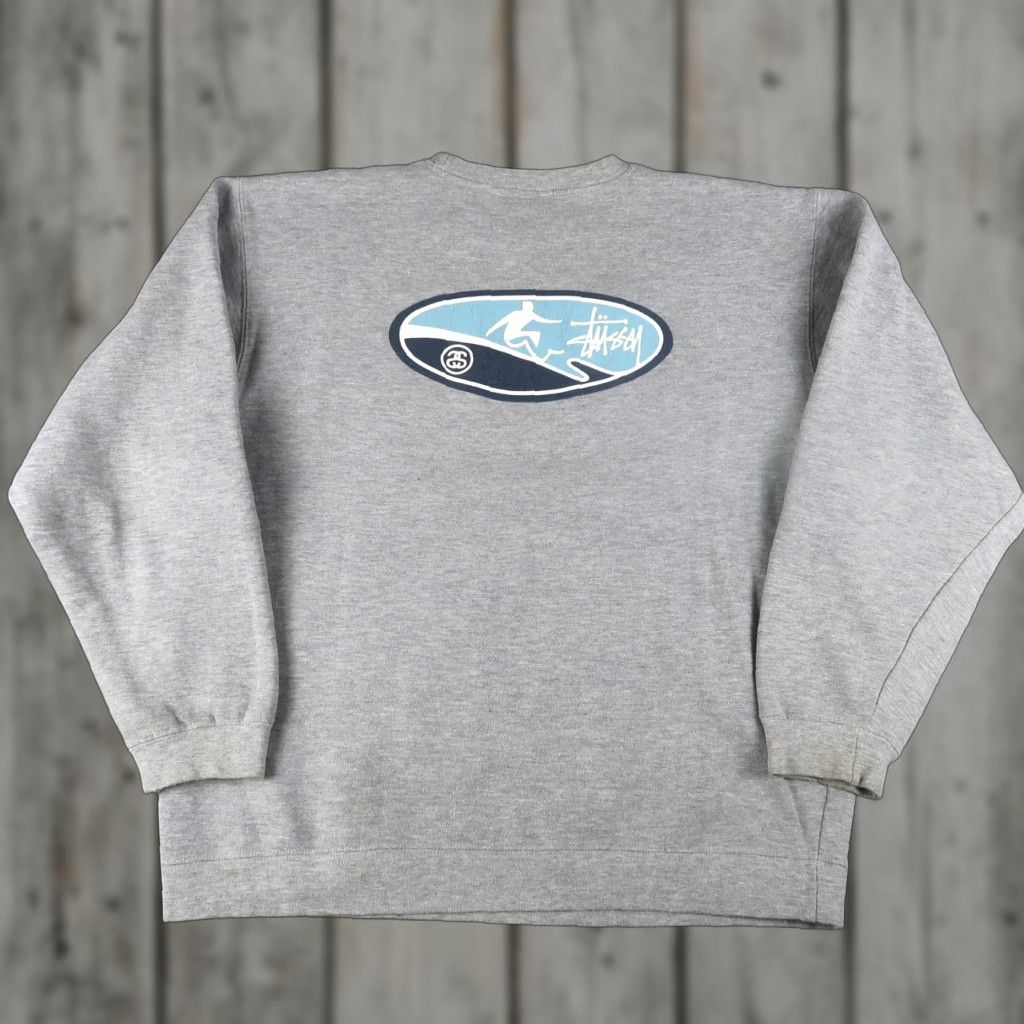トップス Rare 00s OLD STUSSY logo sweat shirt PICK!!! Vintage Sweatshirt Stussy Old Skool Flavor Big Logo Very