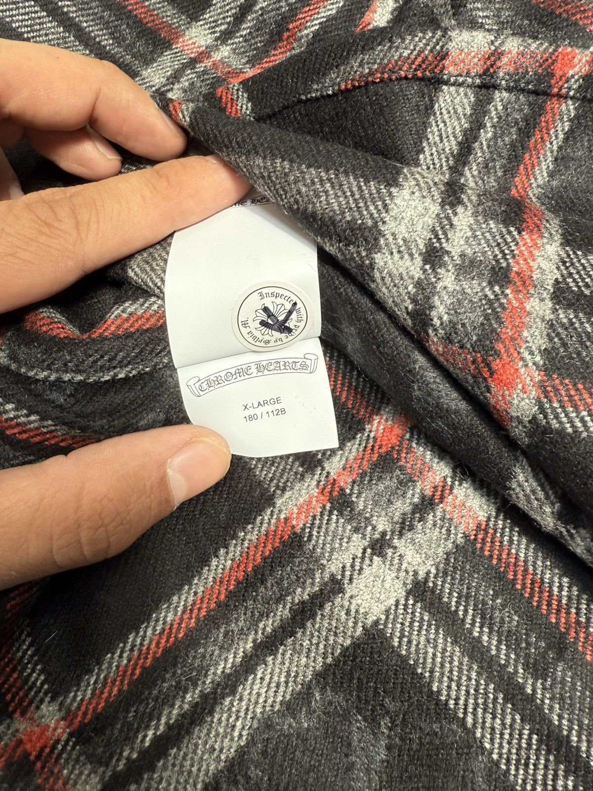 Chrome Hearts Chrome Hearts Cashmere Button Up With Patches Size US XL / EU 56 / 4 - 9 Thumbnail