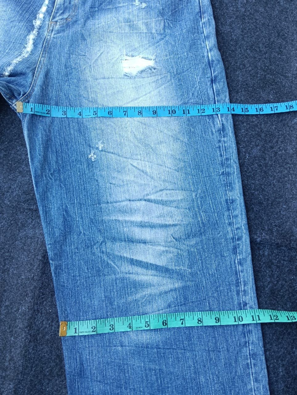 Karl Kani 90s Hip hop Karl Kani Baggy skater jeans distressed wash W36 Size US 36 / EU 52 - 7 Thumbnail