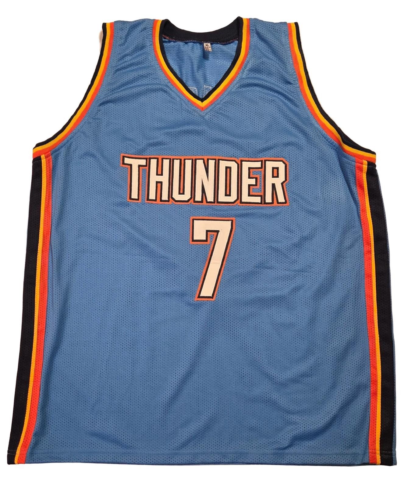 Other Chet Holmgren Thunder signed basketball jersey PAAS COA Size ONE SIZE - 3 Thumbnail