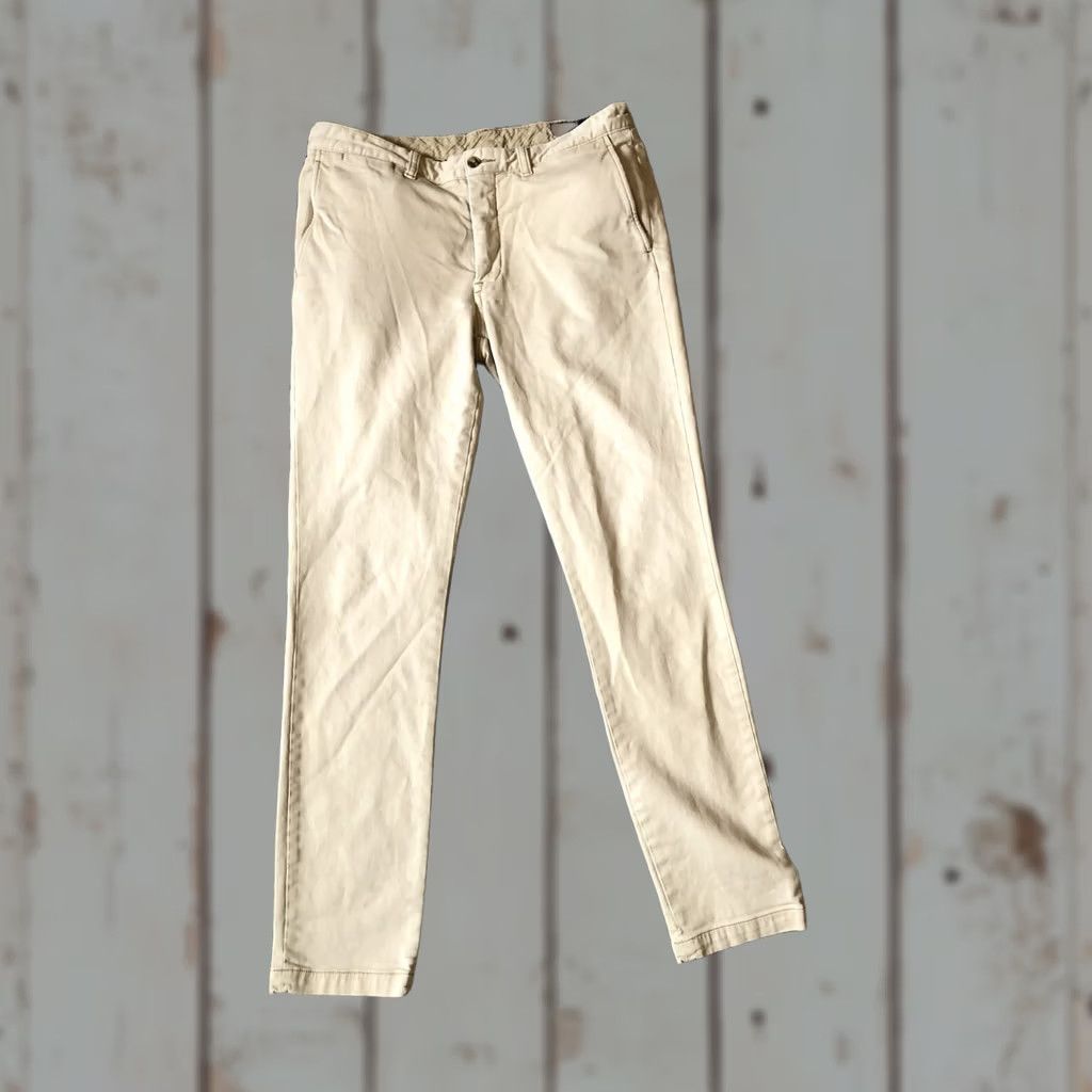 Polo Ralph Lauren Polo Ralph Lauren Chino Pants Mens 34x34 Tan Stretch Slim Fit Straight Size US S / EU 44-46 / 1 - 1 Thumbnail