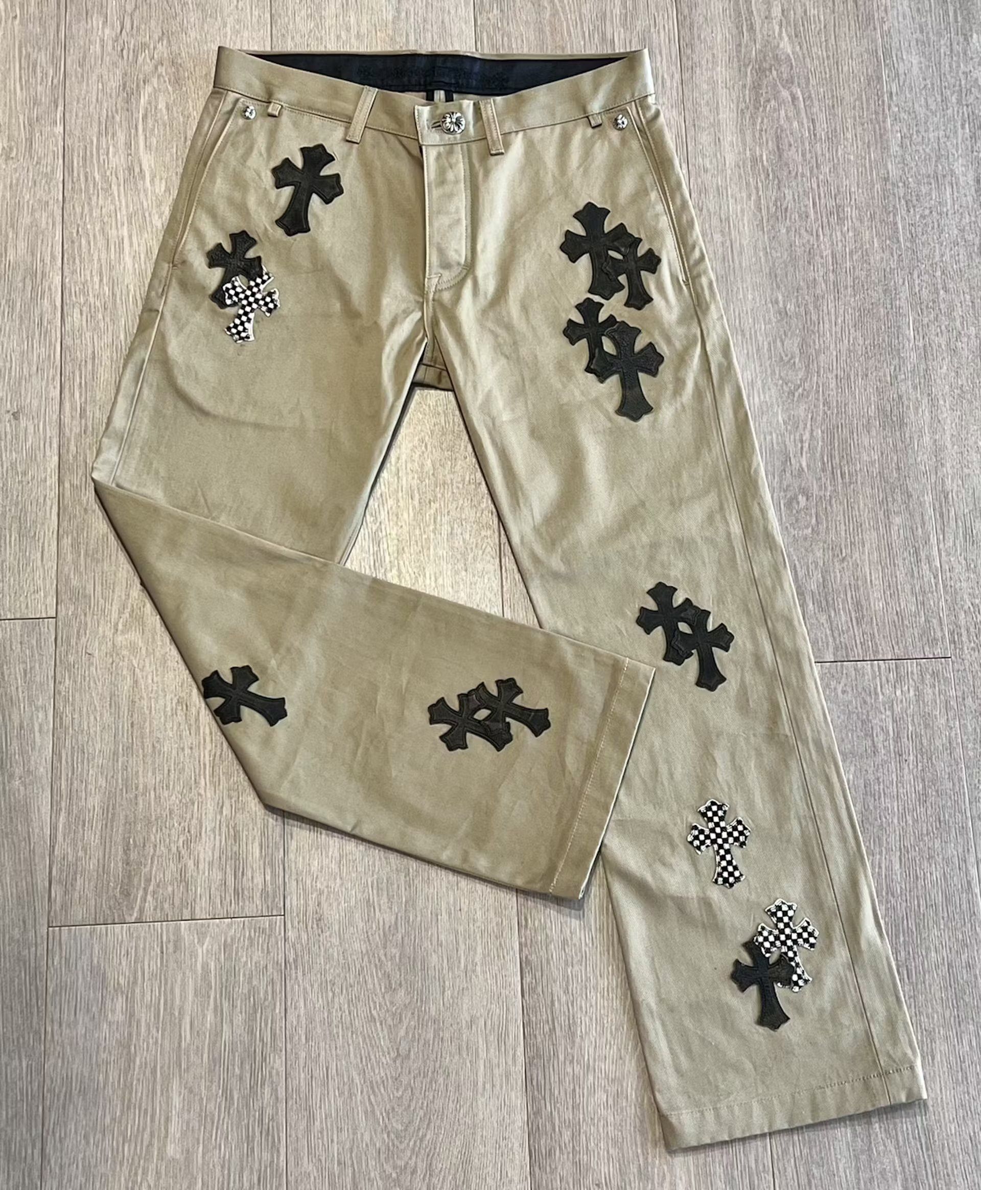 Chrome Hearts Chrome Hearts Patchwork Chino Pants | Grailed