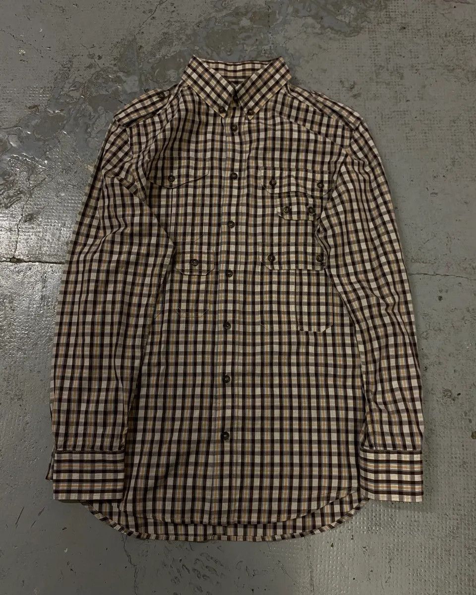 Dolce & Gabbana AW2008 Dolce & Gabbana Multi Pockets Checkered Classy Shirt Size US M / EU 48-50 / 2 - 3 Thumbnail