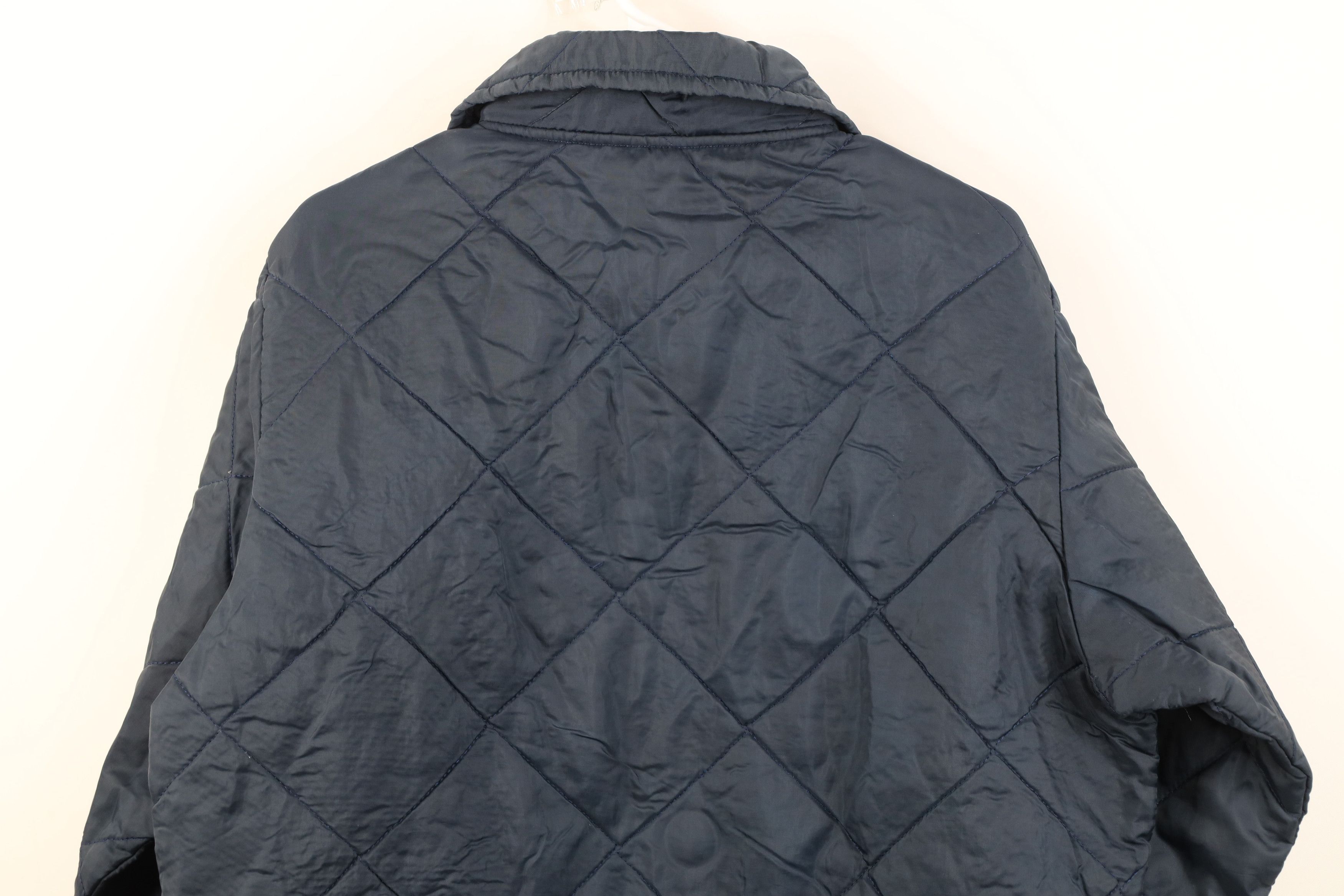 Vintage Vintage 70s Streetwear Quilted Mechanic Workwear Jacket Blue Size US M / EU 48-50 / 2 - 13 Thumbnail