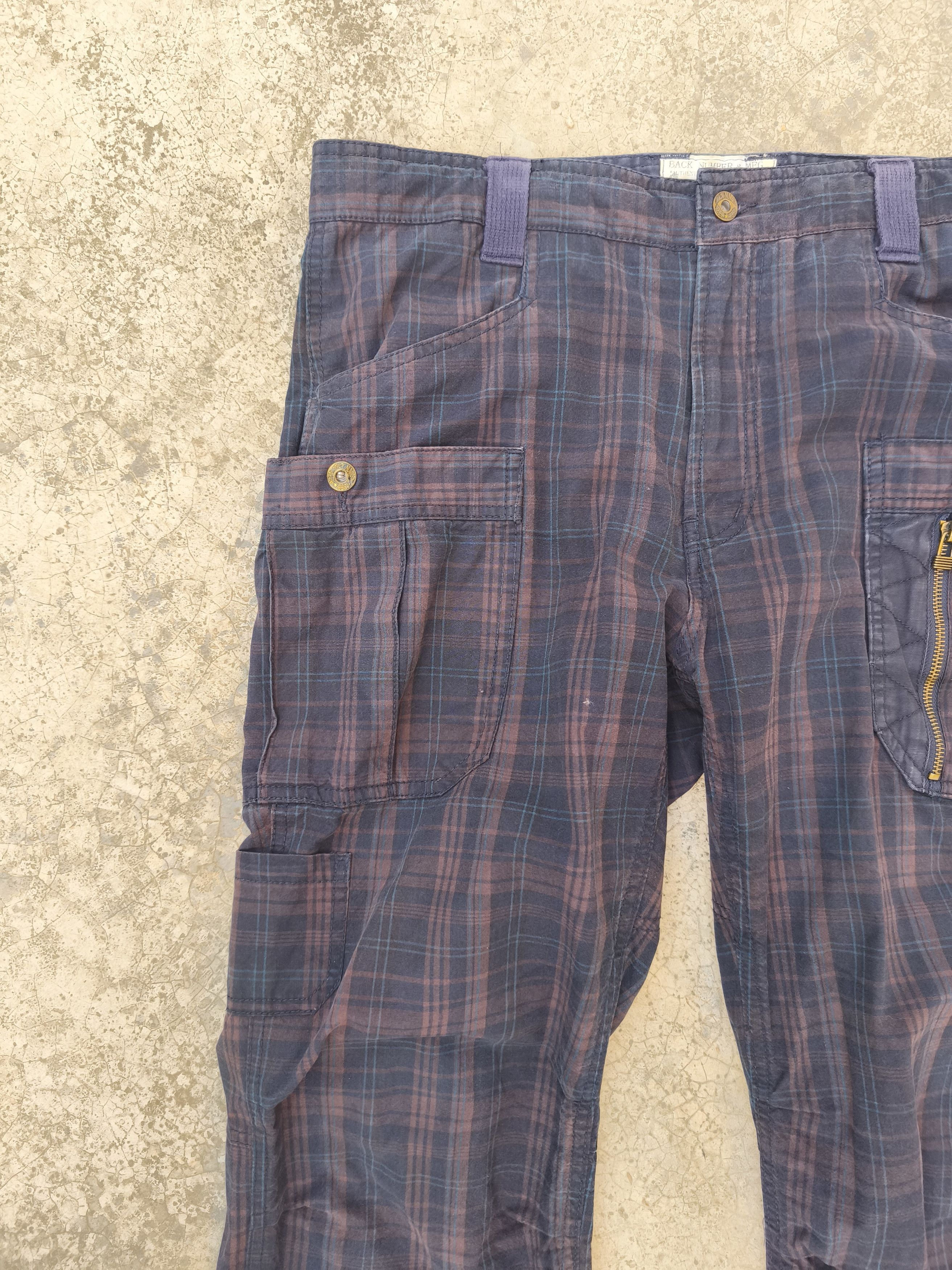 Japanese Brand Back Number cargo pants plaid Size US 36 / EU 52 - 13 Thumbnail