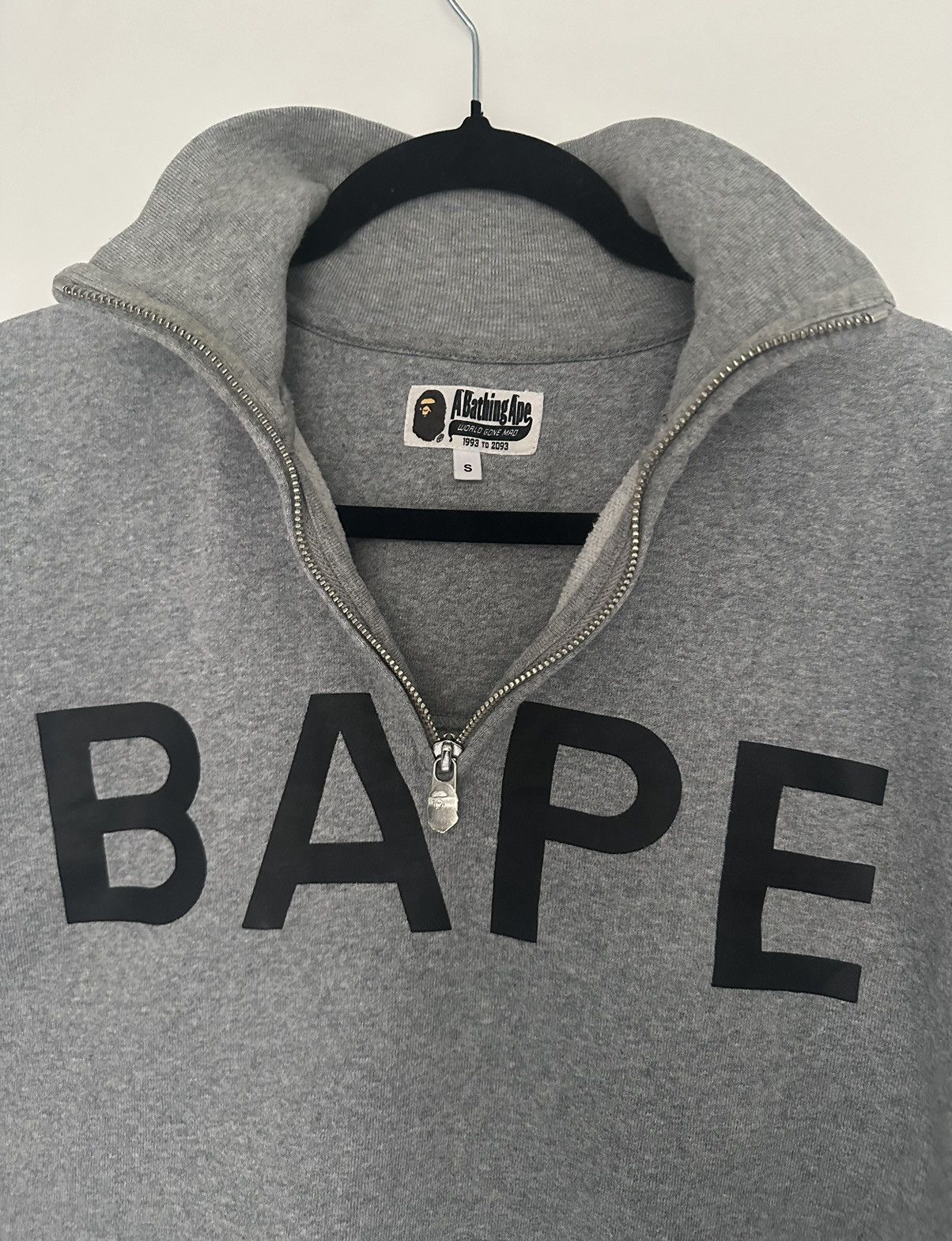 Bape BAPE quarter zip sweatshirt Size US S / EU 44-46 / 1 - 7 Thumbnail