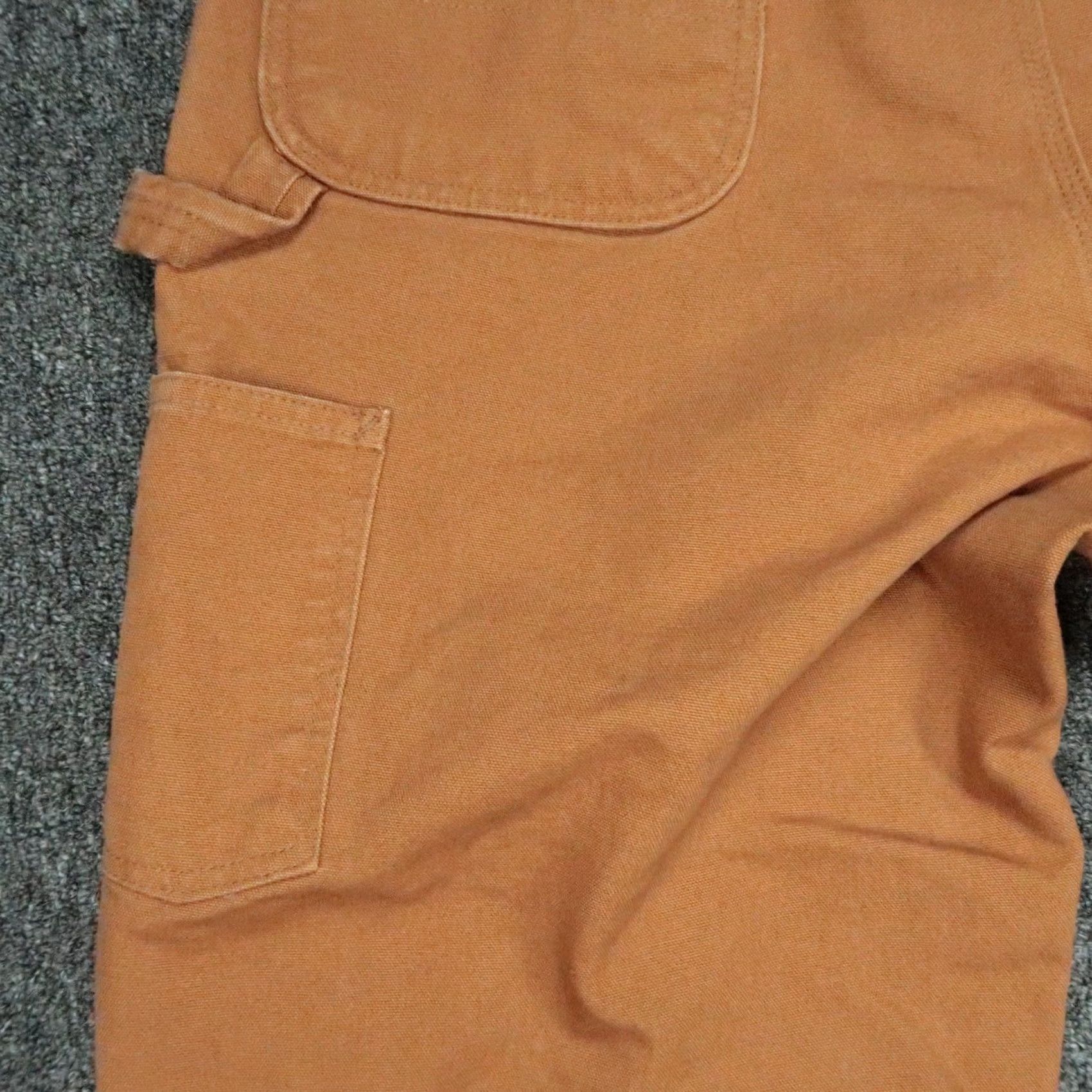 Carhartt Carhartt Pants Mens 38x36 Brown Work Dungaree Carpenter B11 BRN Size US 38 / EU 54 - 5 Thumbnail