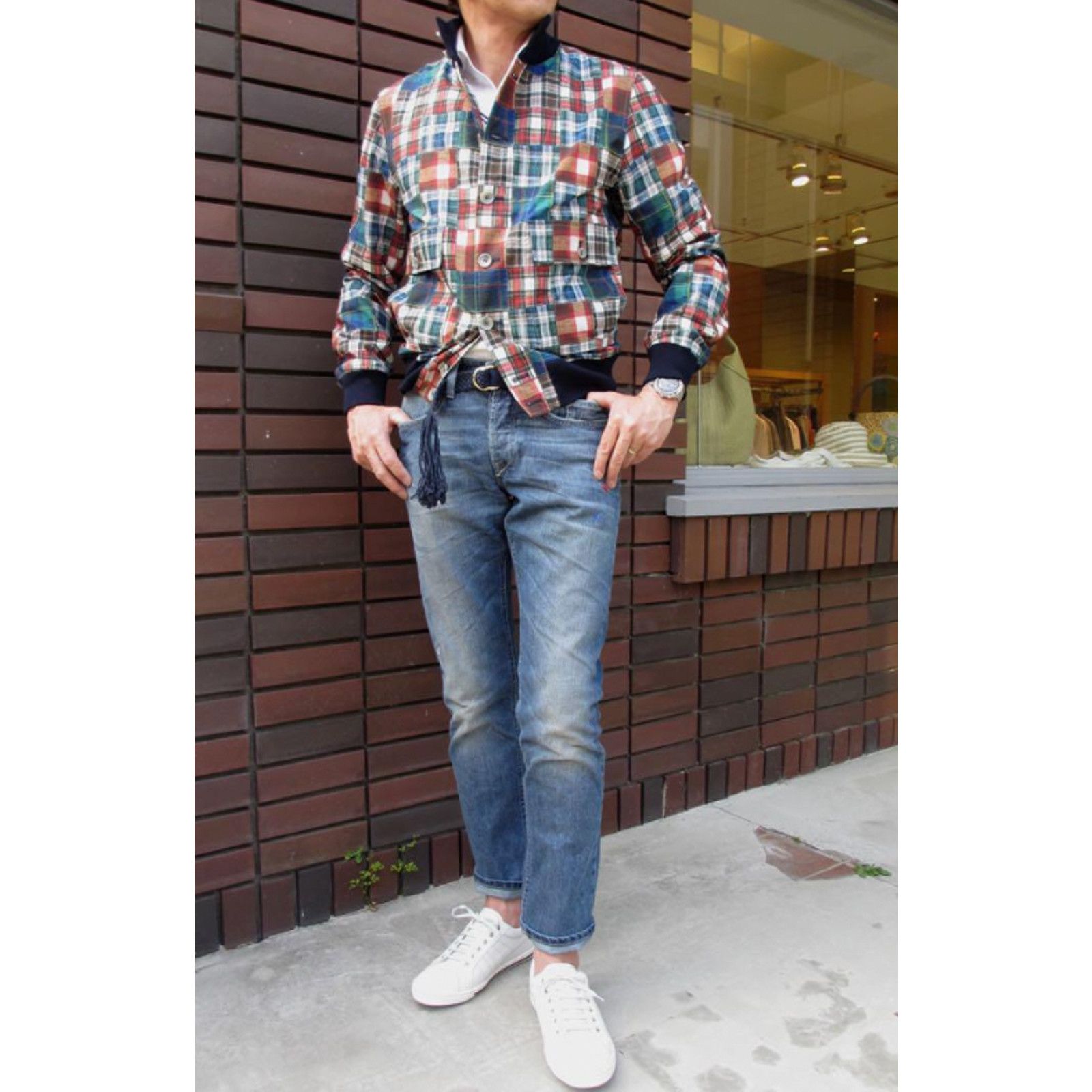 Valstar VALSTAR Valstarino Custom Jacket - Size 44 Madras Plaid Size US S / EU 44-46 / 1 - 1 Thumbnail