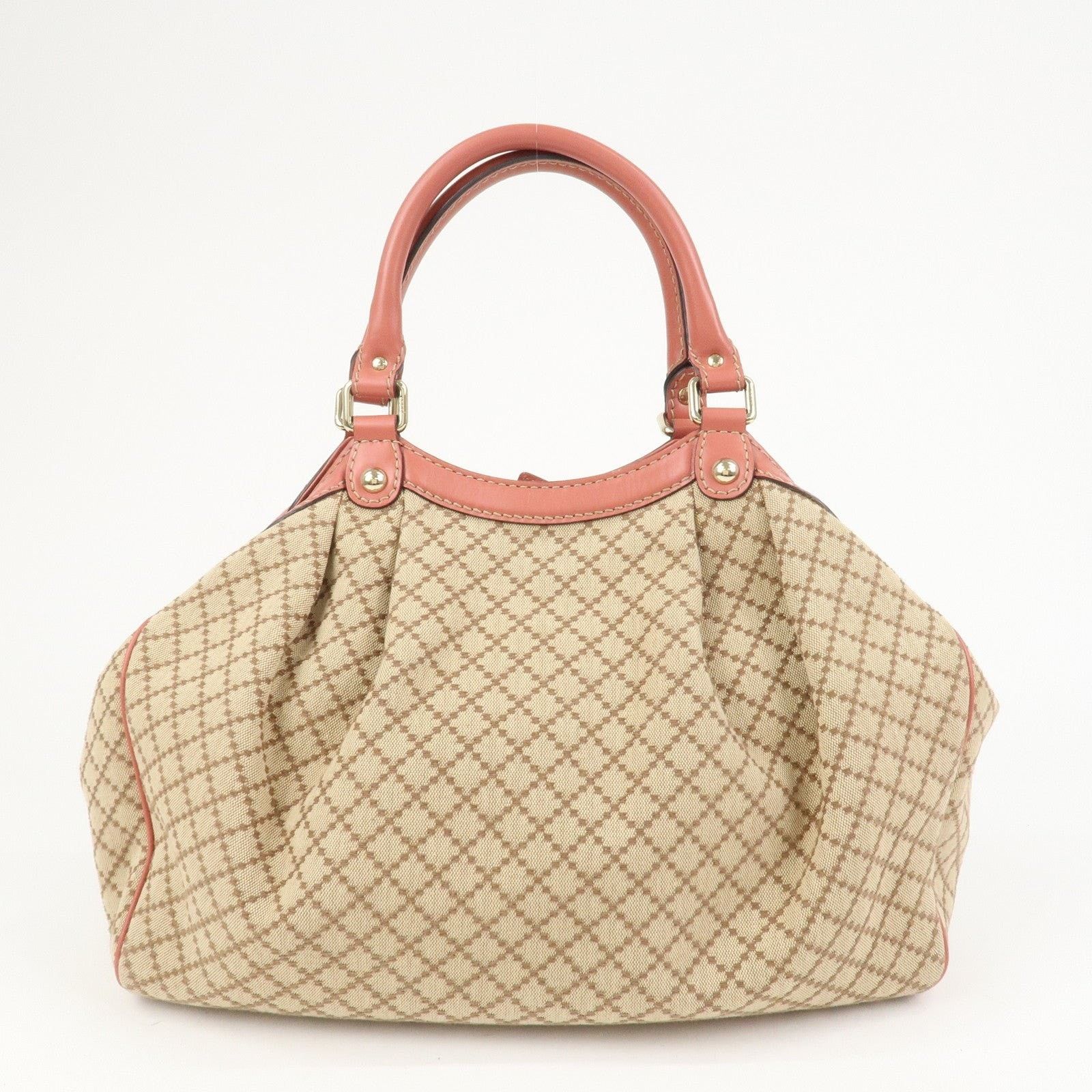 Gucci Gucci Diamante Sukey Interlocking G Canvas Tote Beige Size ONE SIZE - 2 Thumbnail