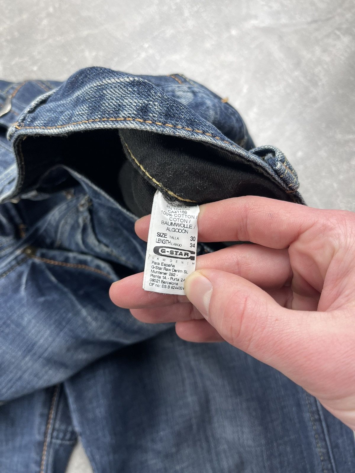 G-Star G-Star RAW 96 Elwood Heritage Denim Jeans Buckle Back 00s Size US 30 / EU 46 - 11 Thumbnail