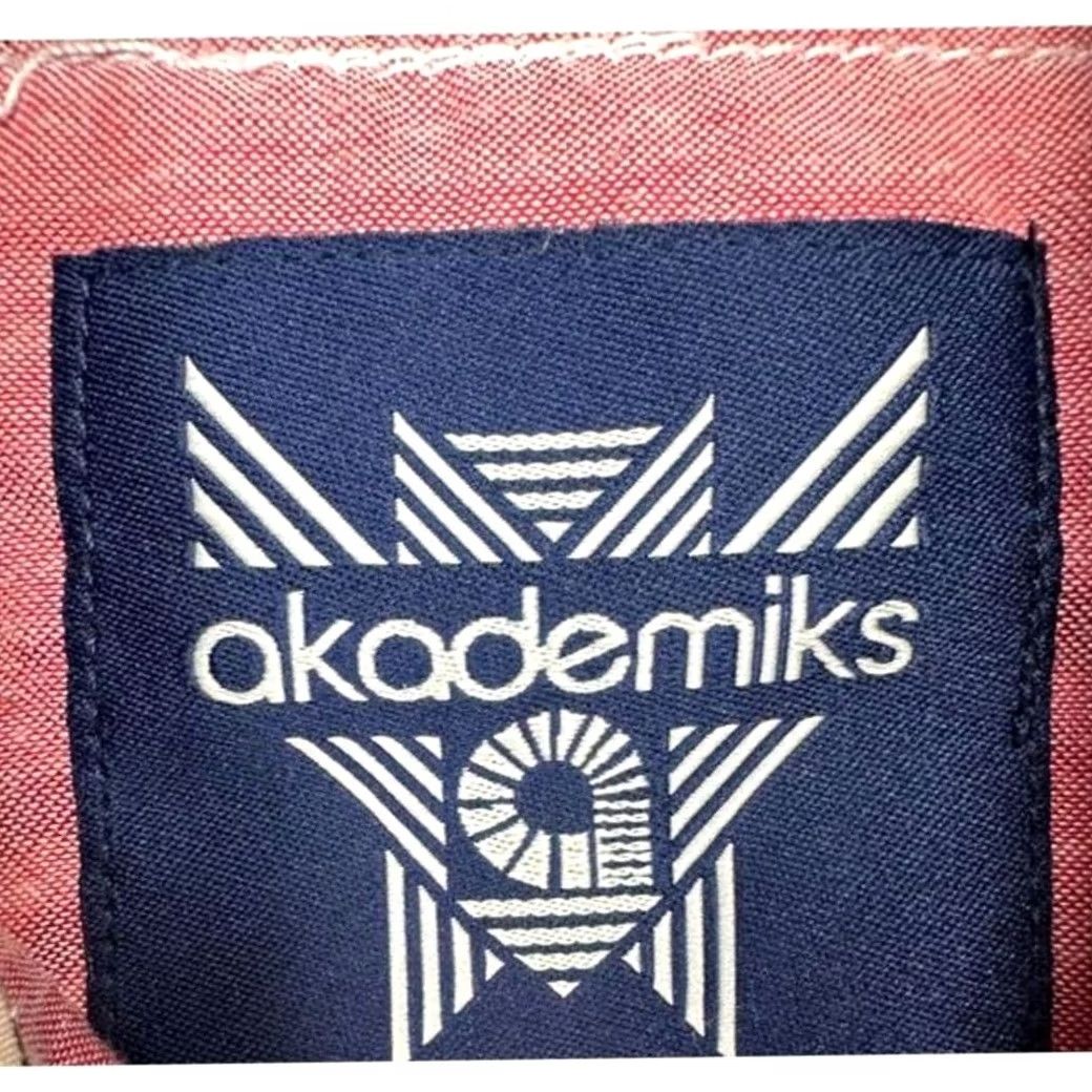 Akademiks Akademiks Shirt Mens Medium Red Plaid Button-Up Short Sleeve Pocketed Collar-Down Casual Shirt Size US M / EU 48-50 / 2 - 6 Thumbnail