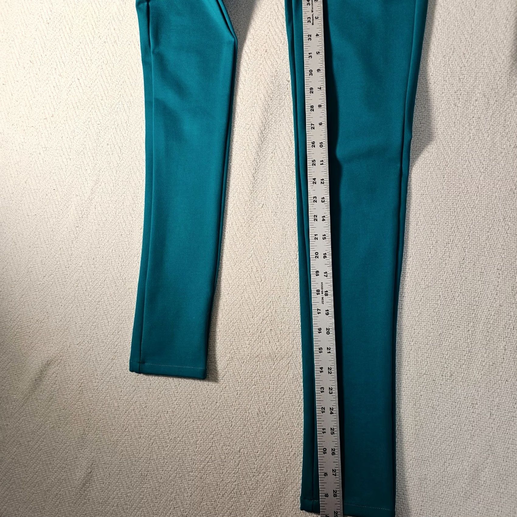 Altea Bellanoa Leggings Womens 6 Teal Athletic Leggings Outdoor Ankle 6 Womens Tight Pull On Classic Casual Sportswear Size 28" / US 6 / IT 42 - 6 Thumbnail