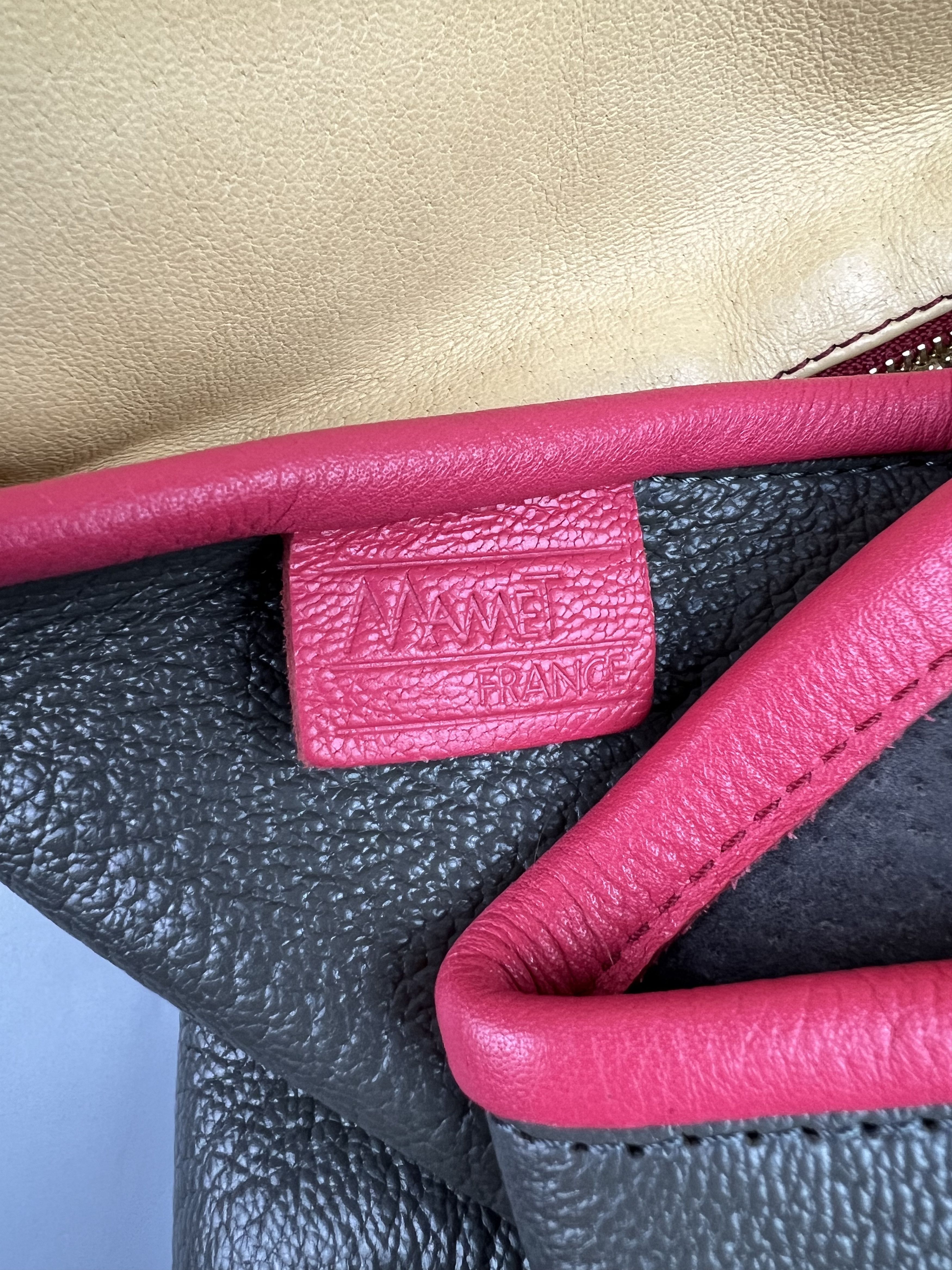 Leather × Vintage Mamet France Leather Shoulder Bag Crossbody Size ONE SIZE - 10 Thumbnail
