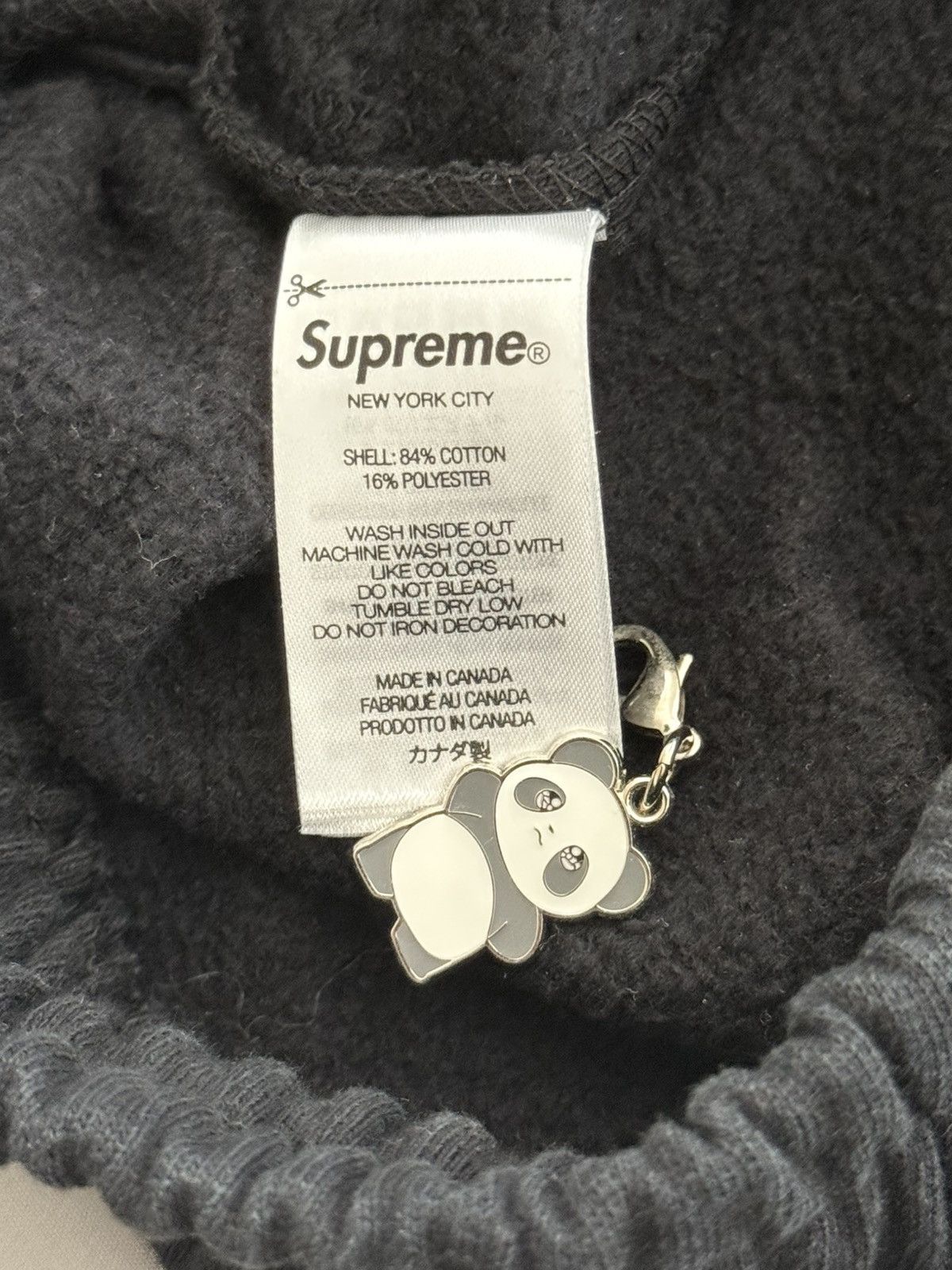 Number (N)ine × Supreme Supreme Number (N)ine Men’s Black Sweatpants Skull Logo L Size US 32 / EU 48 - 5 Thumbnail