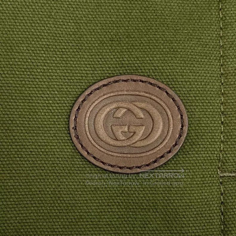 Gucci Gucci Army green logo cotton lapel single-breasted long-sl Size US L / EU 52-54 / 3 - 5 Thumbnail