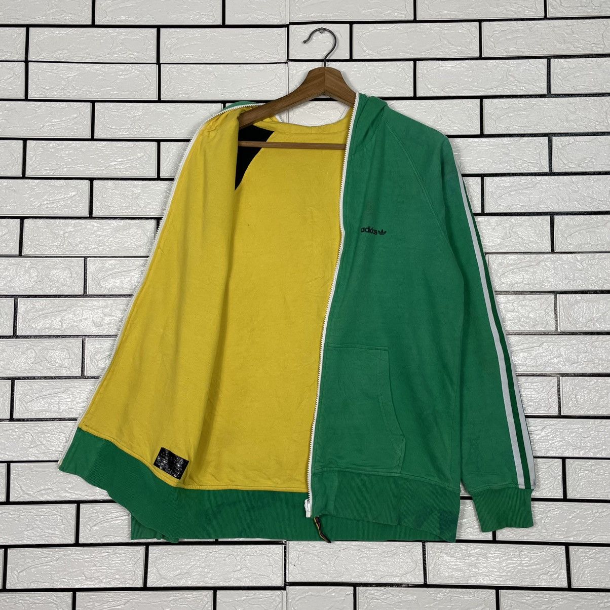 Adidas Adidas Color Block Reversible Zipper Hoodie Jacket Size US S / EU 44-46 / 1 - 10 Thumbnail