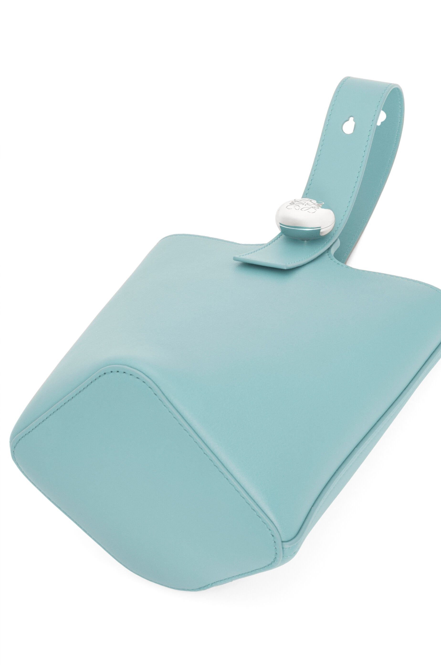 Loewe o1in1g0426 Size: OS/ Mini Pebble Bucket Bag in Blue Size ONE SIZE - 7 Thumbnail