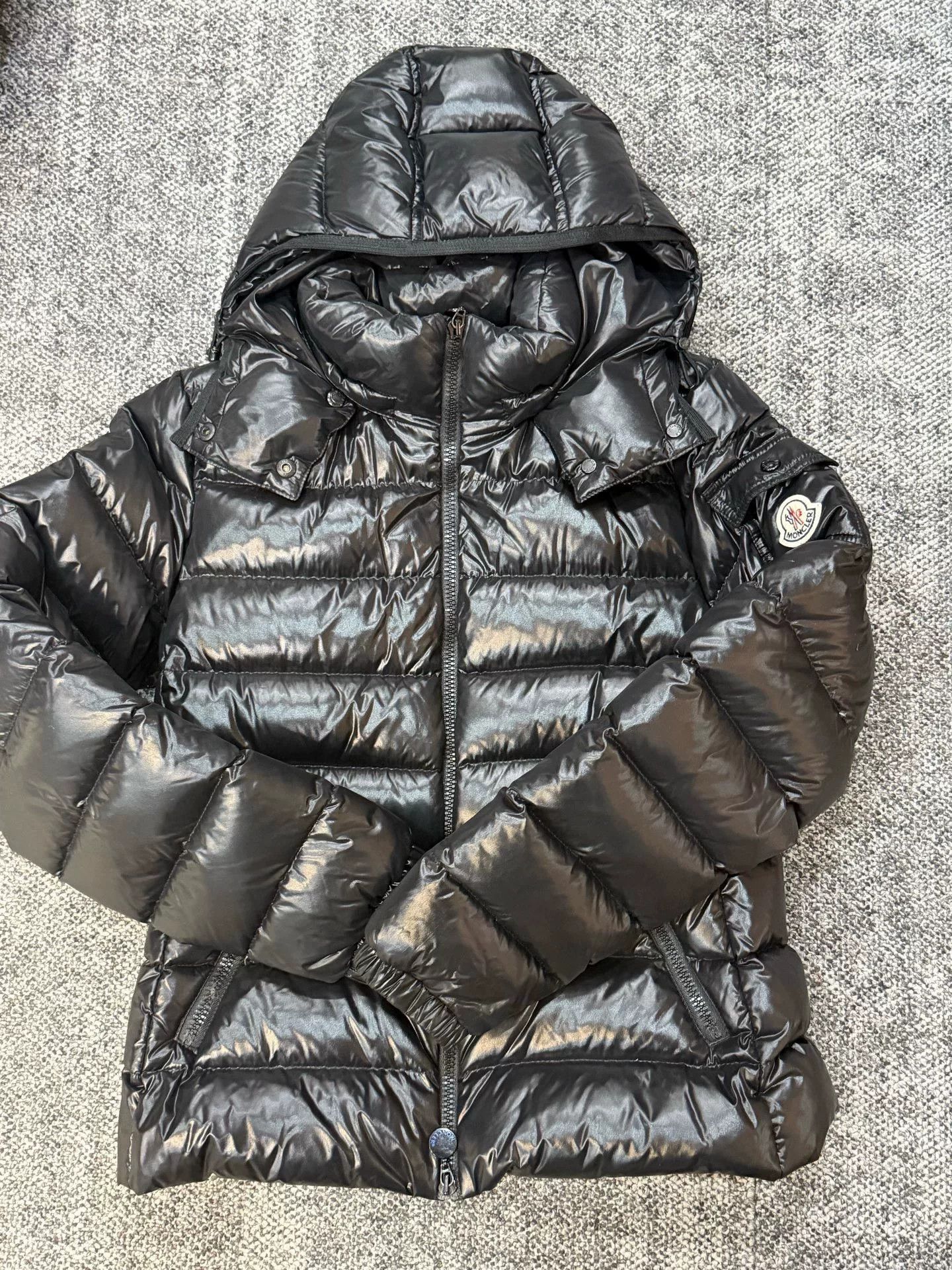 Moncler Moncler Black Down Jacket Size 0 Size XS / US 0-2 / IT 36-38 - 1 Thumbnail