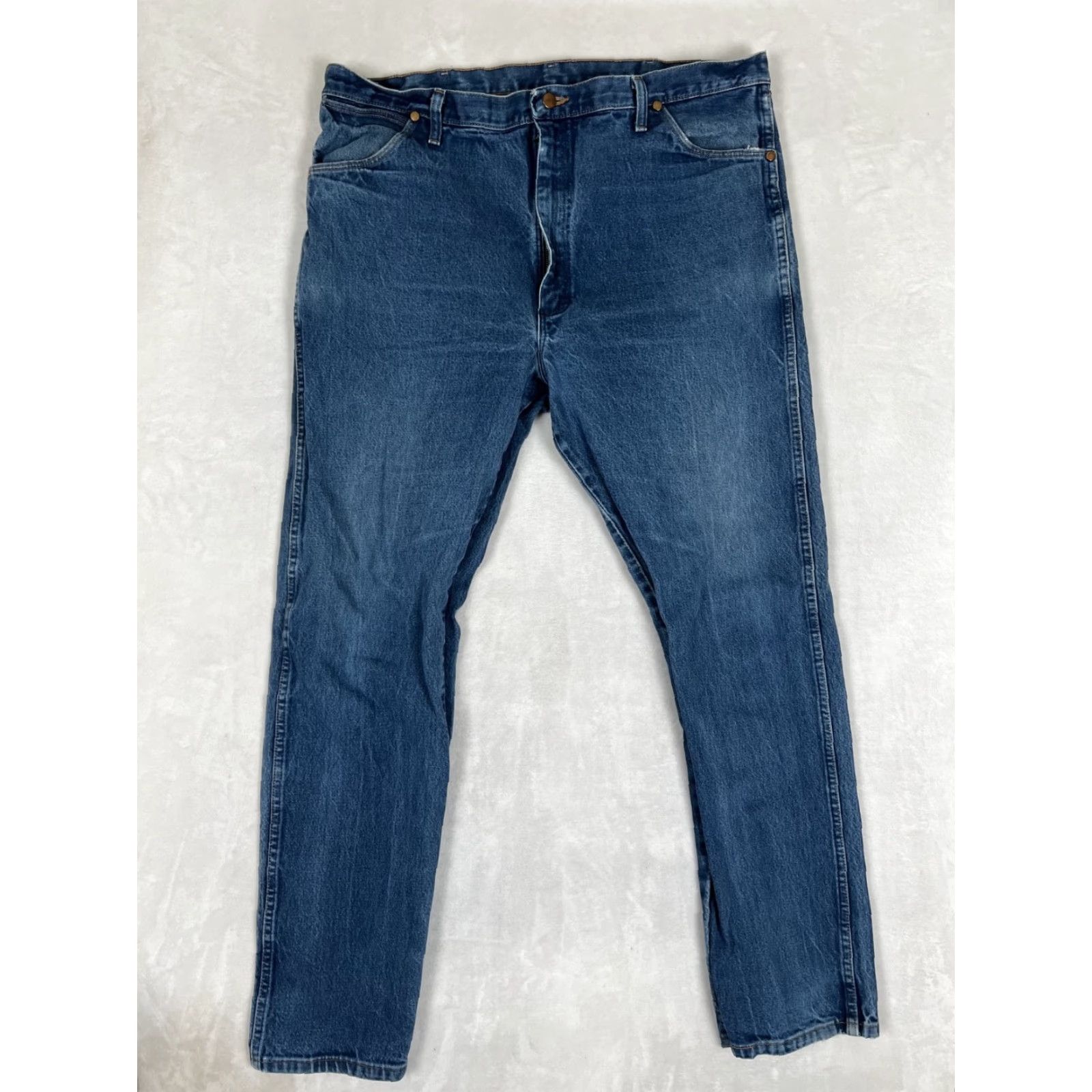 Wrangler VINTAGE Wrangler Jeans 13MWZ Blue Denim Regular Fit Cowboy Jeans 40x34 READ Size US 40 / EU 56 - 4 Thumbnail