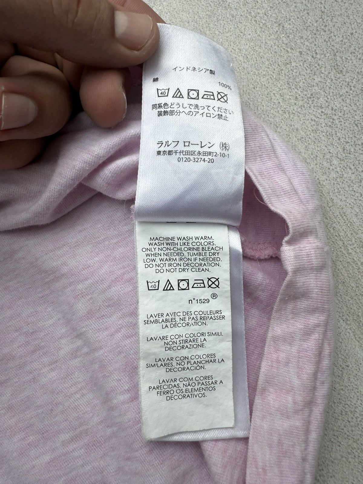 Polo Ralph Lauren 90’s POLO RL RARE MULTI LOGO Y2K VINTAGE ITALIAN TEE TSHIRT Size US M / EU 48-50 / 2 - 8 Thumbnail
