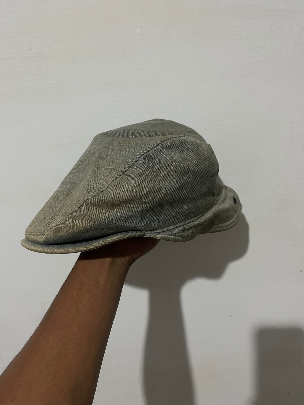 Issey Miyake Archive Stich Works Co.japan Distrassed Denim Flat Cap Size ONE SIZE - 8 Thumbnail