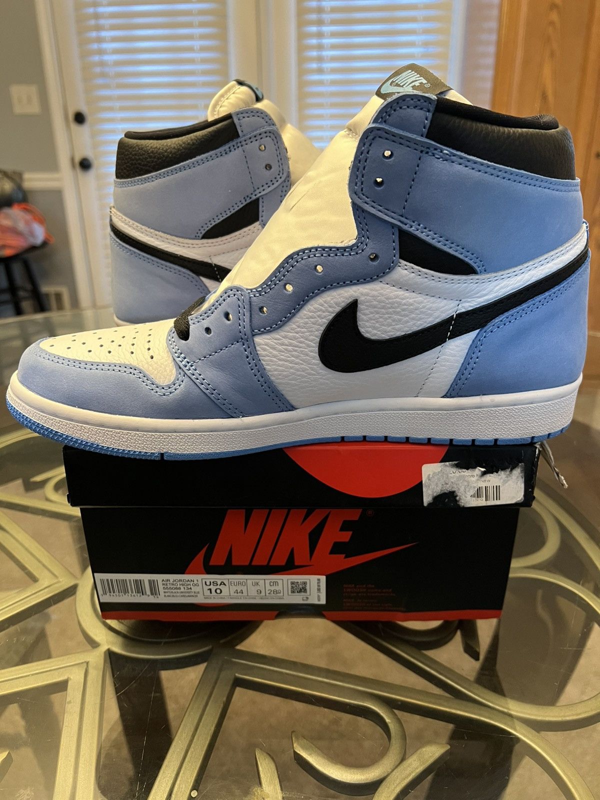 Jordan Brand Jordan 1 Retro High “University Blue 2021 Size US 10 / EU 43 - 9 Thumbnail