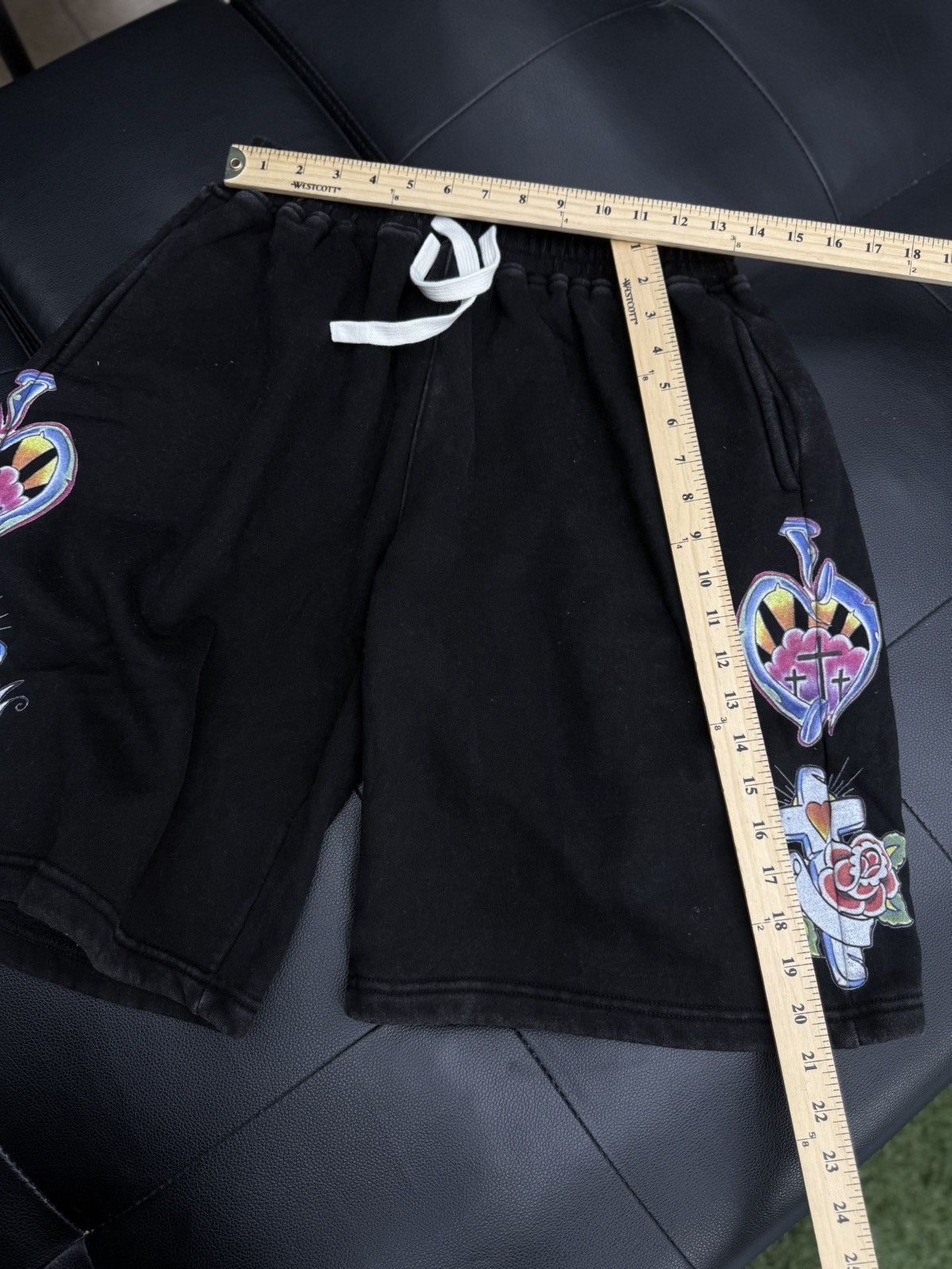 Other We Are Righteous Black Cotton Shorts Size Medium (NEW) Size US 30 / EU 46 - 5 Thumbnail