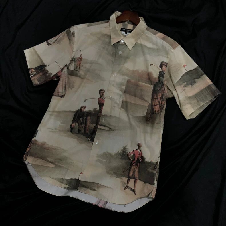 Comme Des Garcons Style painting shirt