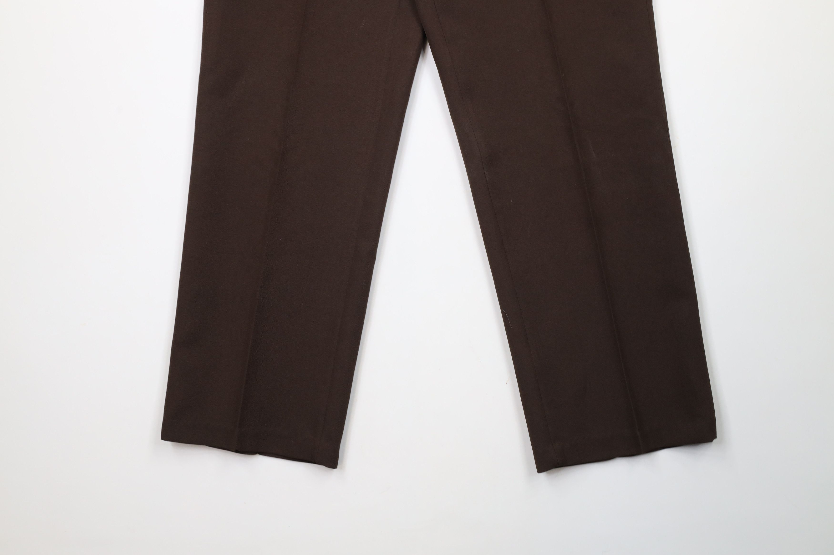 Vintage Vintage 70s Streetwear Wide Leg Chino Pants Brown USA Size US 32 / EU 48 - 4 Thumbnail