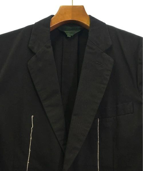 Comme des Garcons Homme Plus Jacket cotton embroidery 2 button flap pocket Black Size US S / EU 44-46 / 1 - 4 Thumbnail